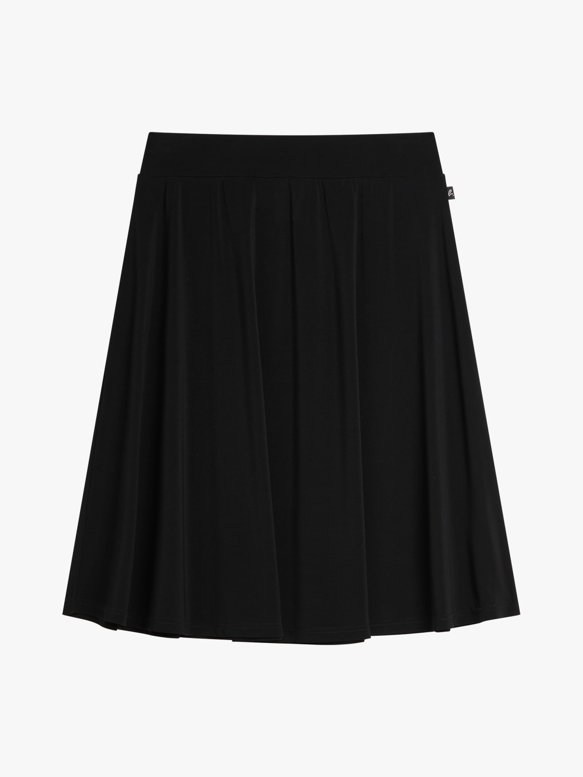 flared knee-length skirt