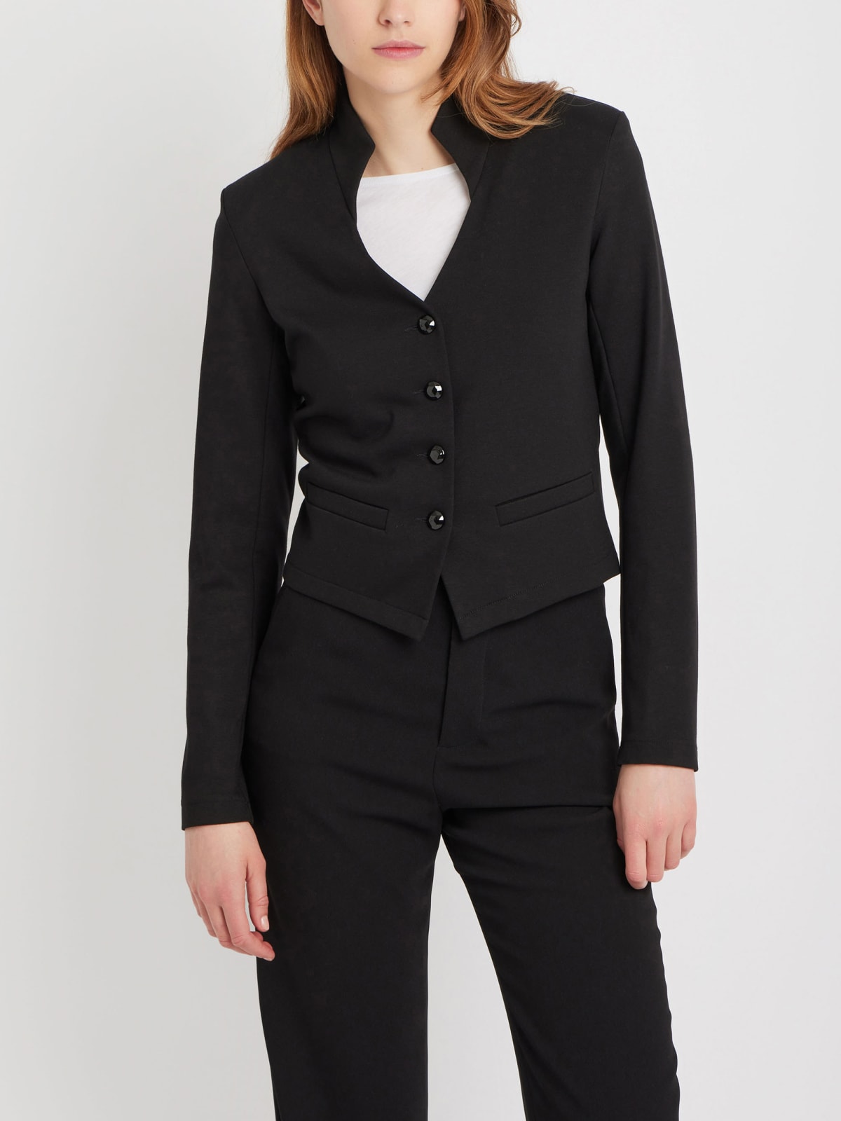 black viscose Francoise Spencer jacket