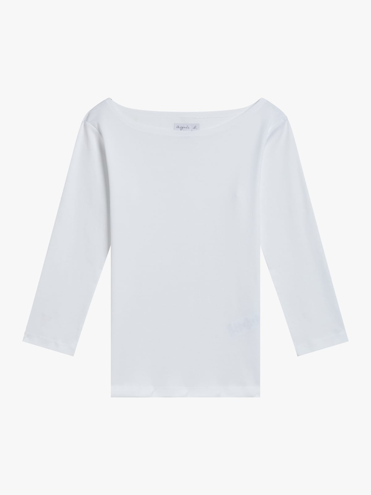 white organic cotton L&eacute;opard t-shirt