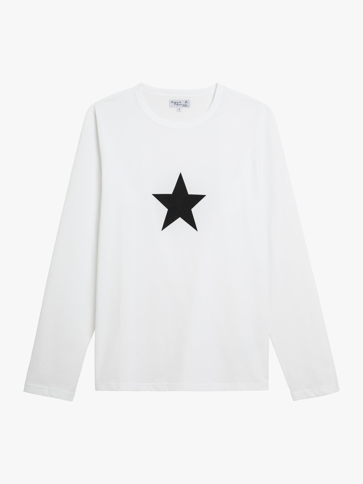 white long sleeves Coulos star t-shirt