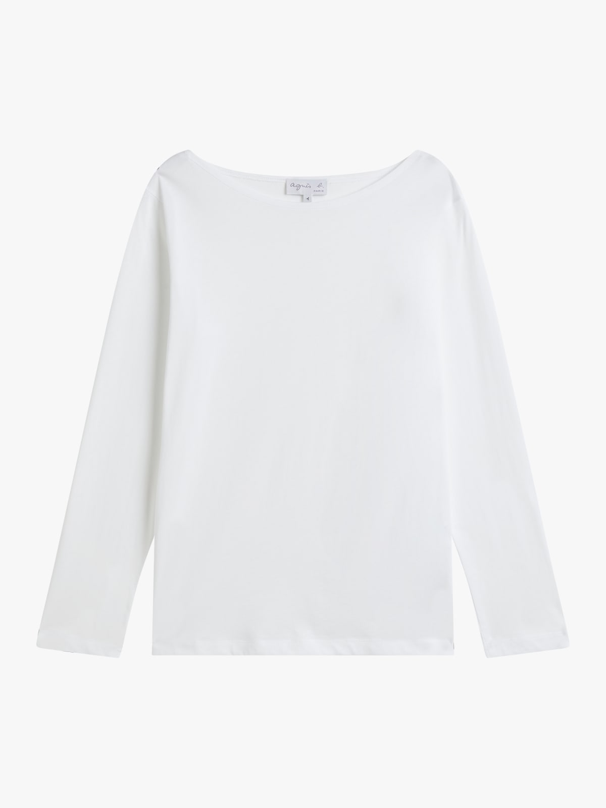 white cotton jersey New Bow t-shirt