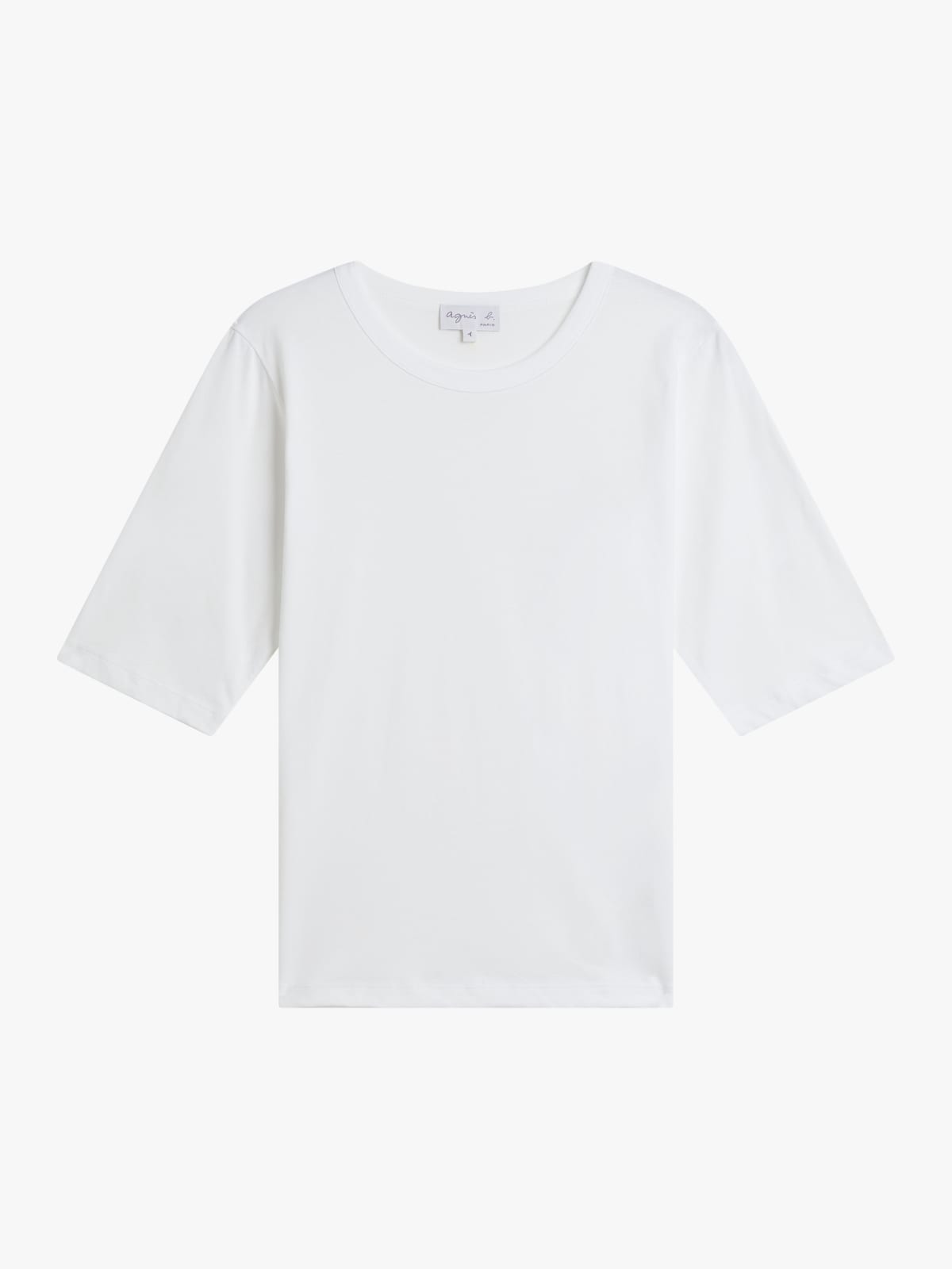 t-shirt Brando en jersey de coton bio blanc 