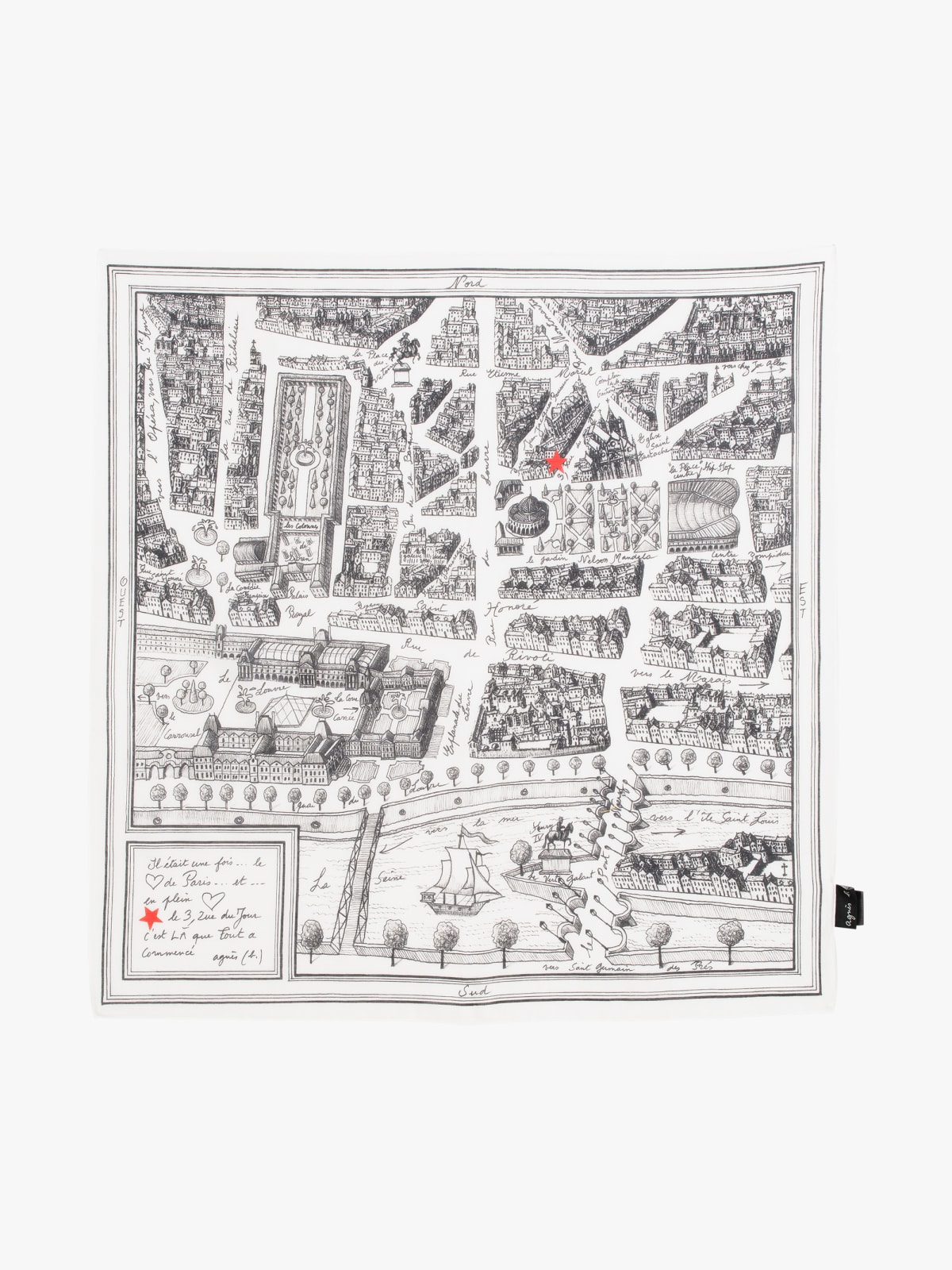 silk Rue du Jour scarf