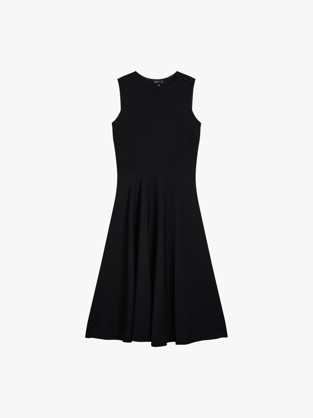 robe longue &eacute;vas&eacute;e