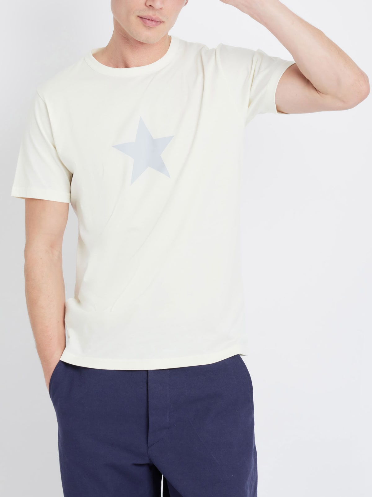 white Brando Star t-shirt