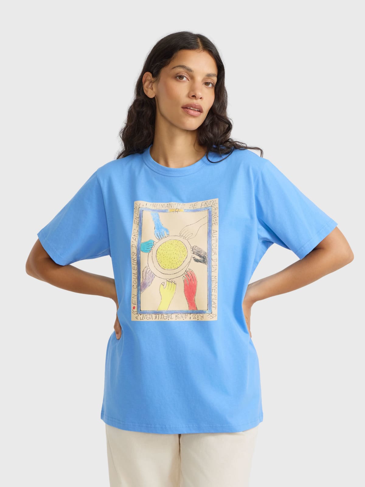 Cotton t-shirt by artist Frederic Bruly Bouabre