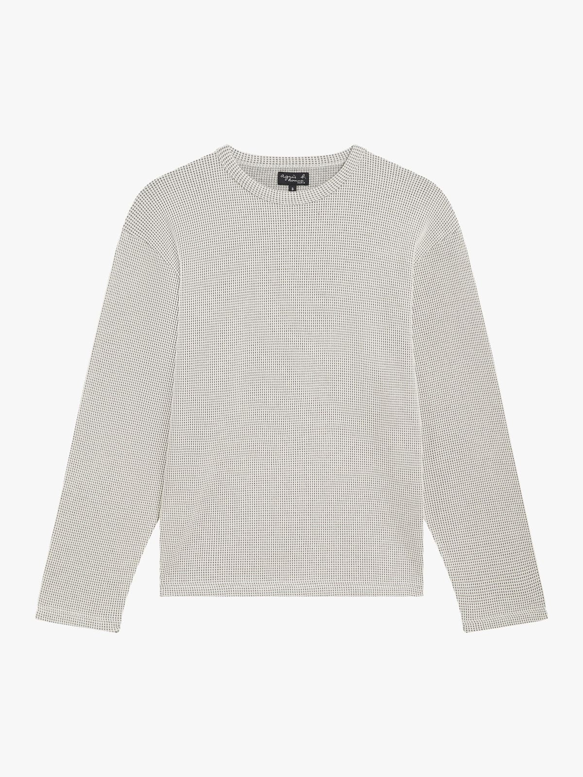 honeycomb cotton t-shirt