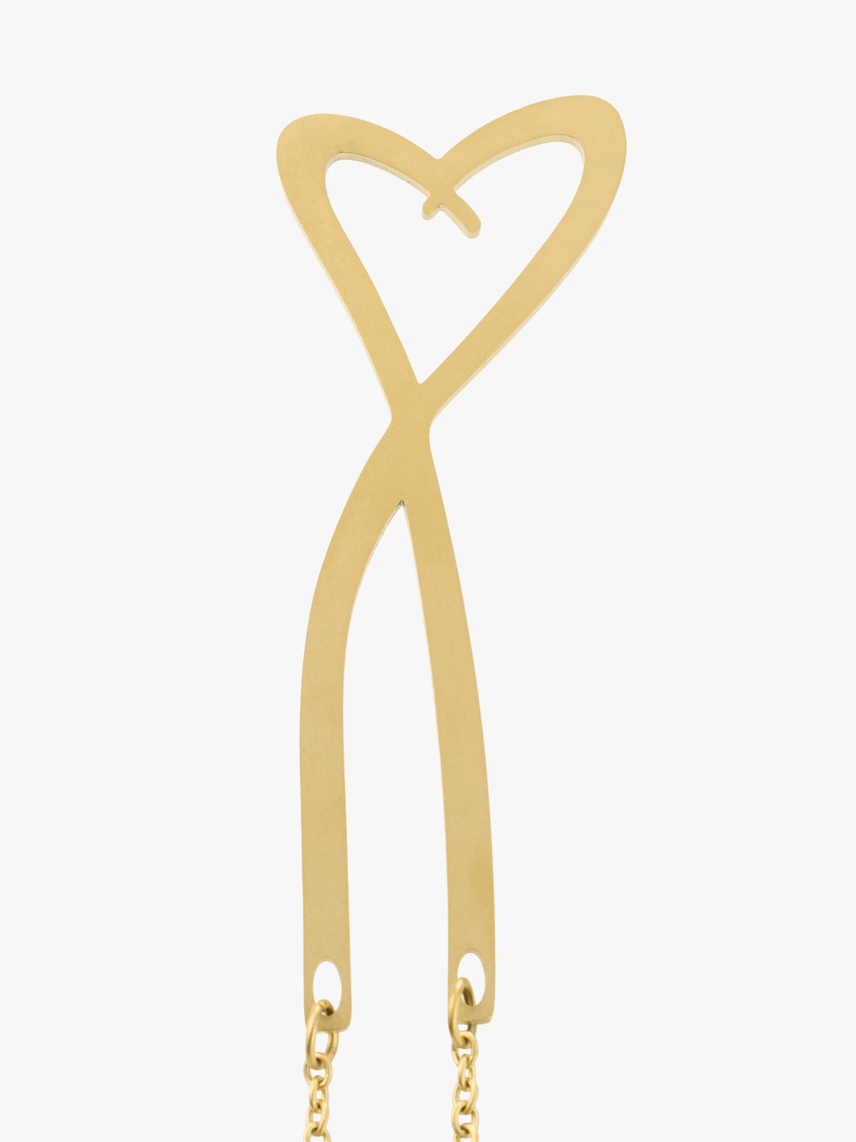 long heart pin