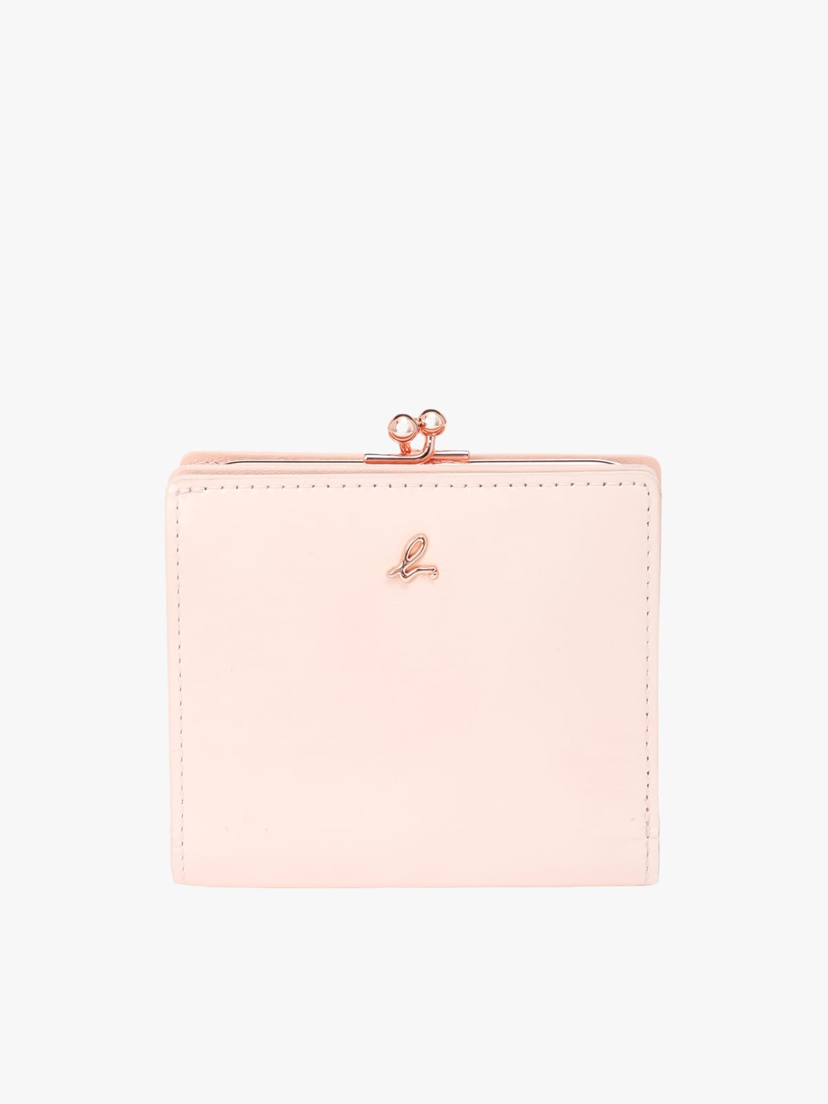 pink leather wallet