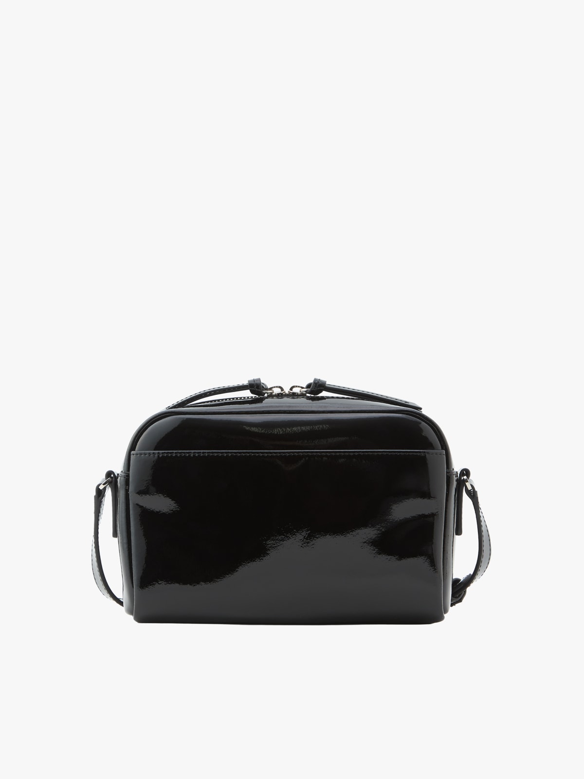 patent leather camera bag image number 1