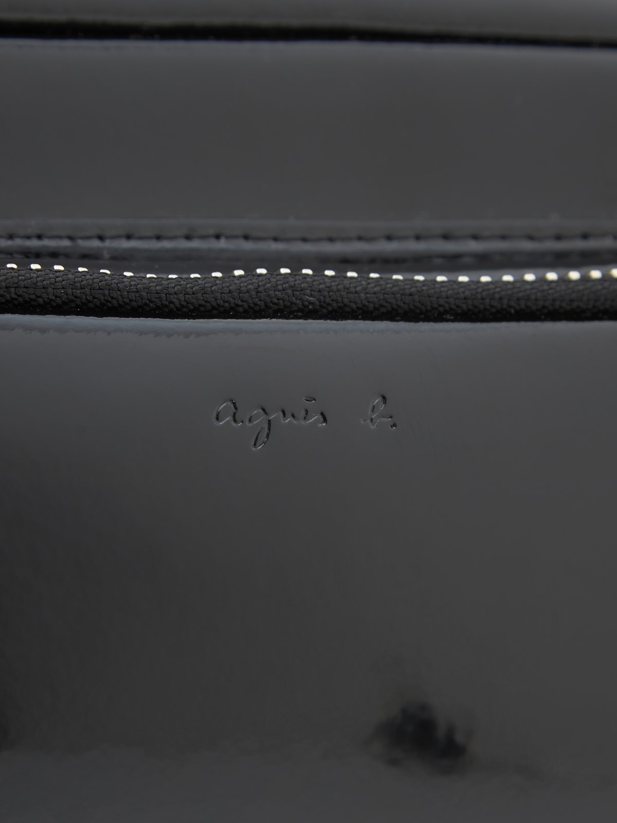 patent leather camera bag image number 4