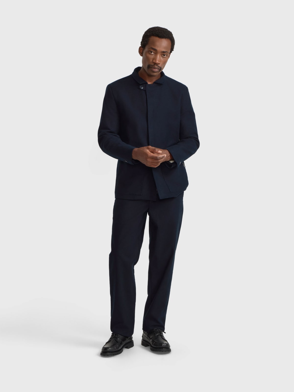 fitted suit jacket