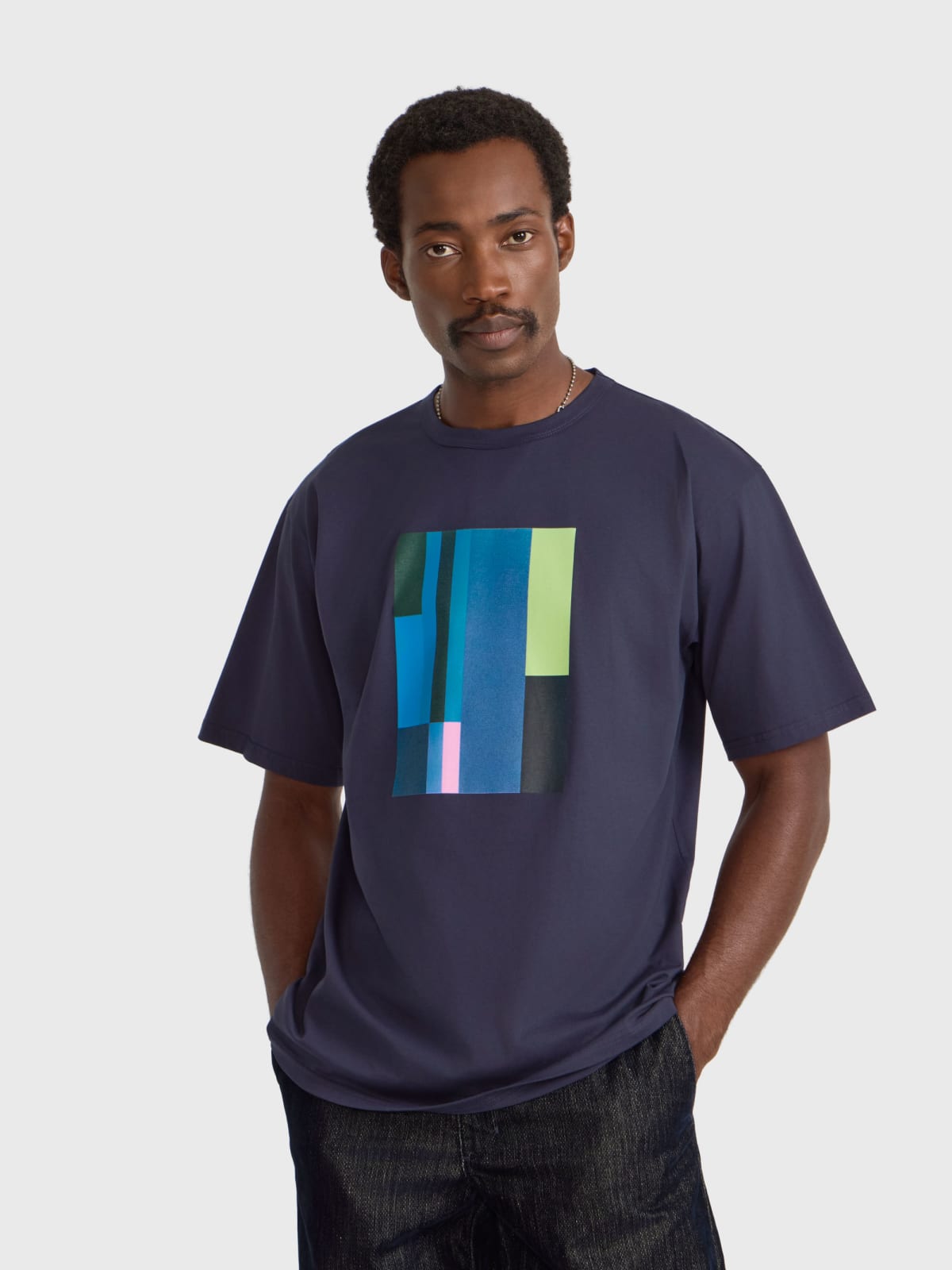 screen-printed cotton t-shirt 