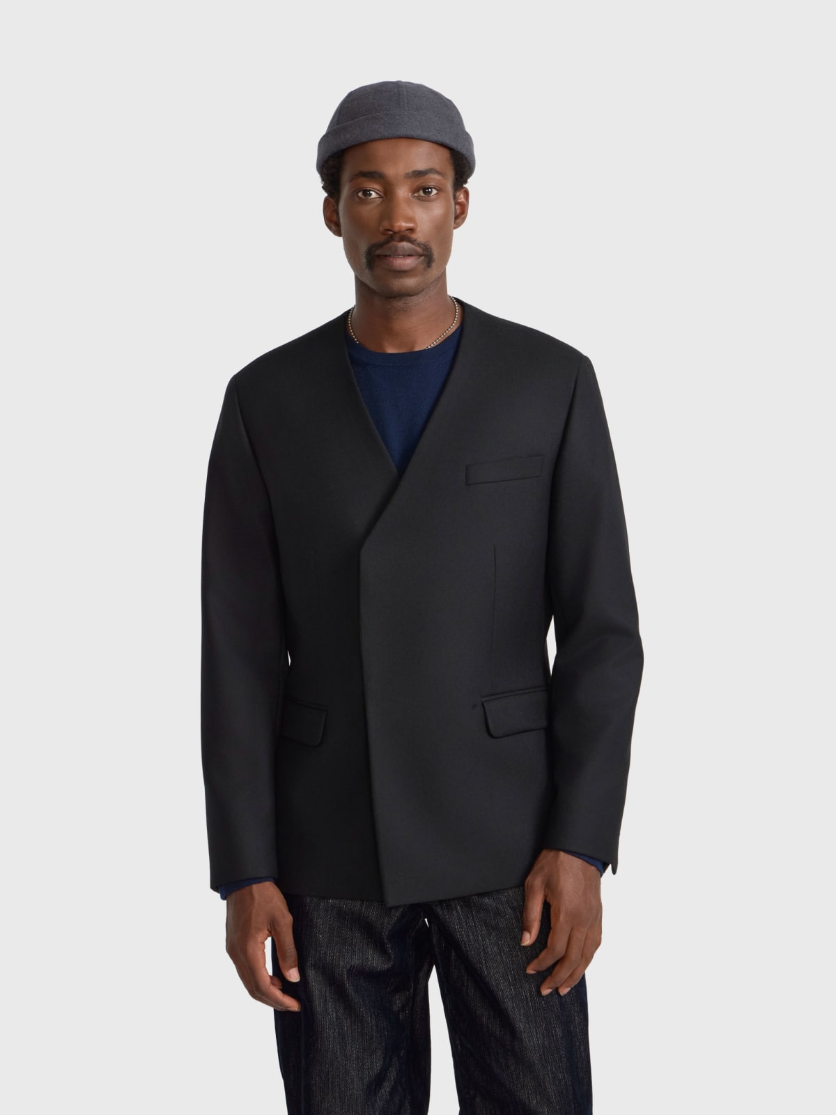 wool gabardine jacket