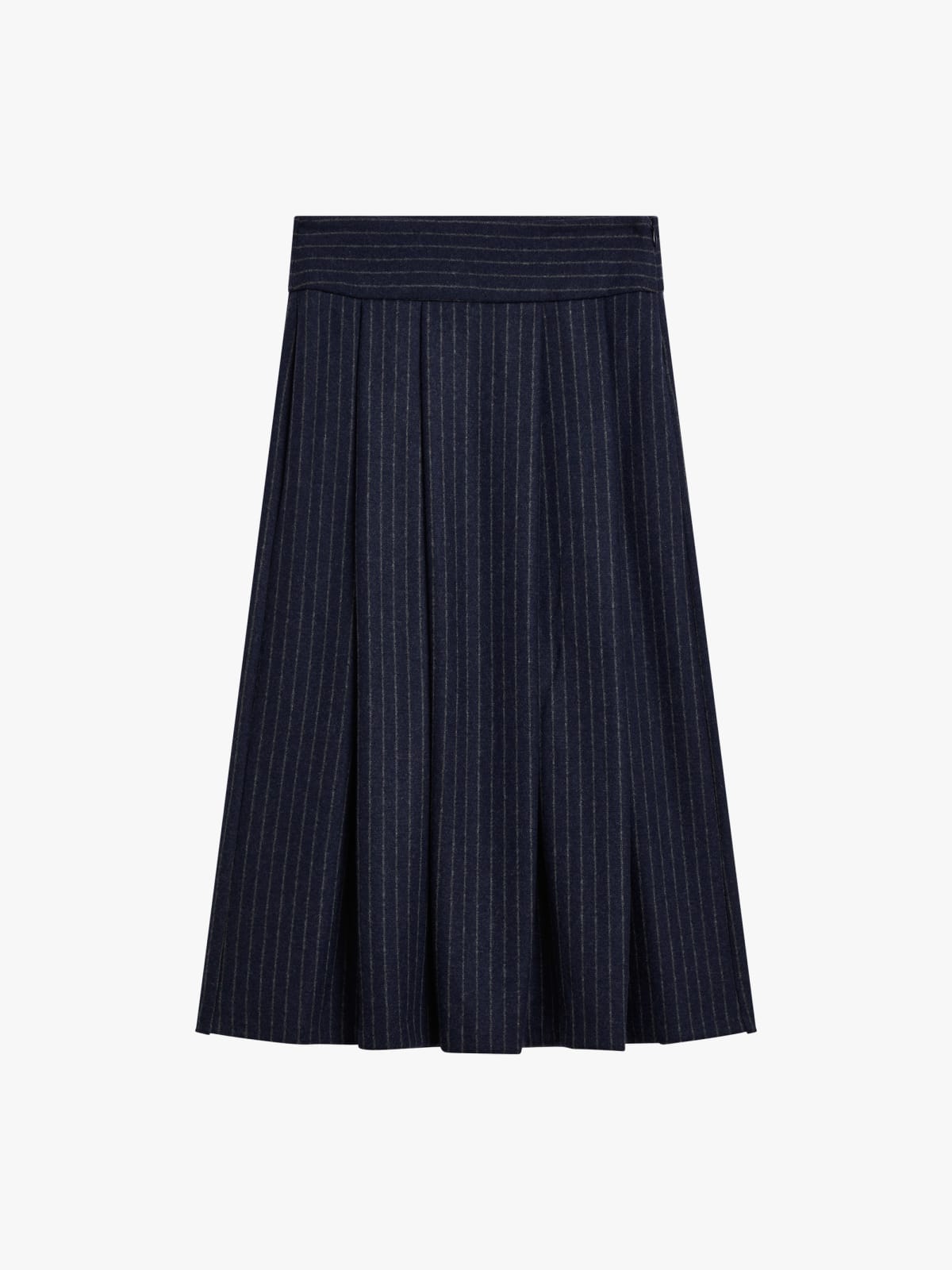 long wool skirt
