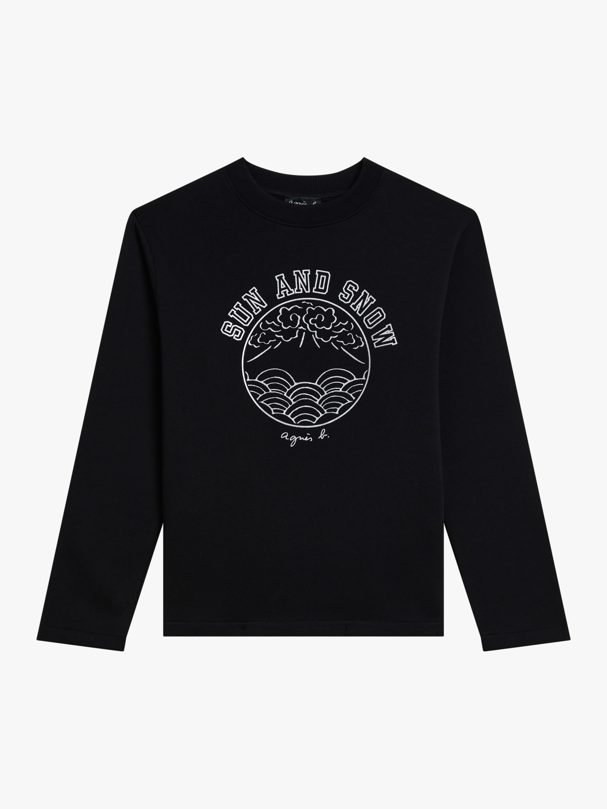 sweat en coton s&eacute;rigraphi&eacute; par Agn&egrave;s