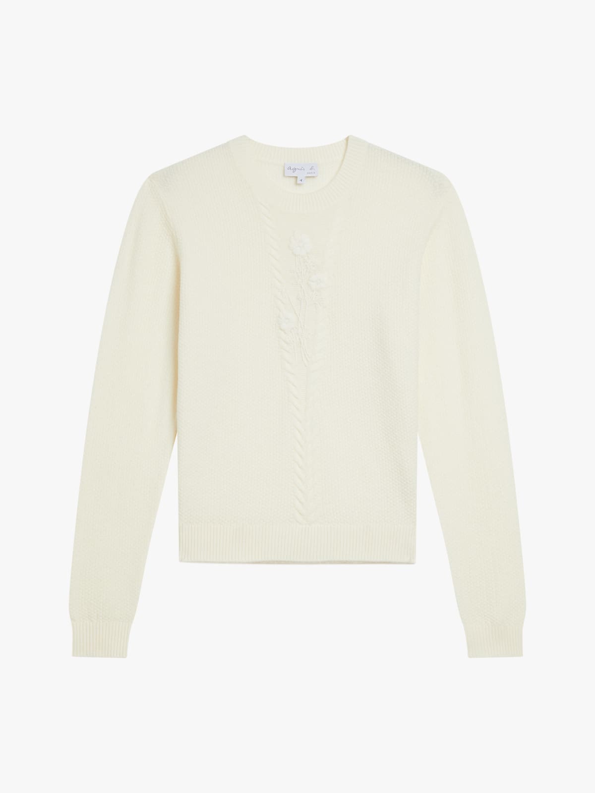 embroidered wool jumper