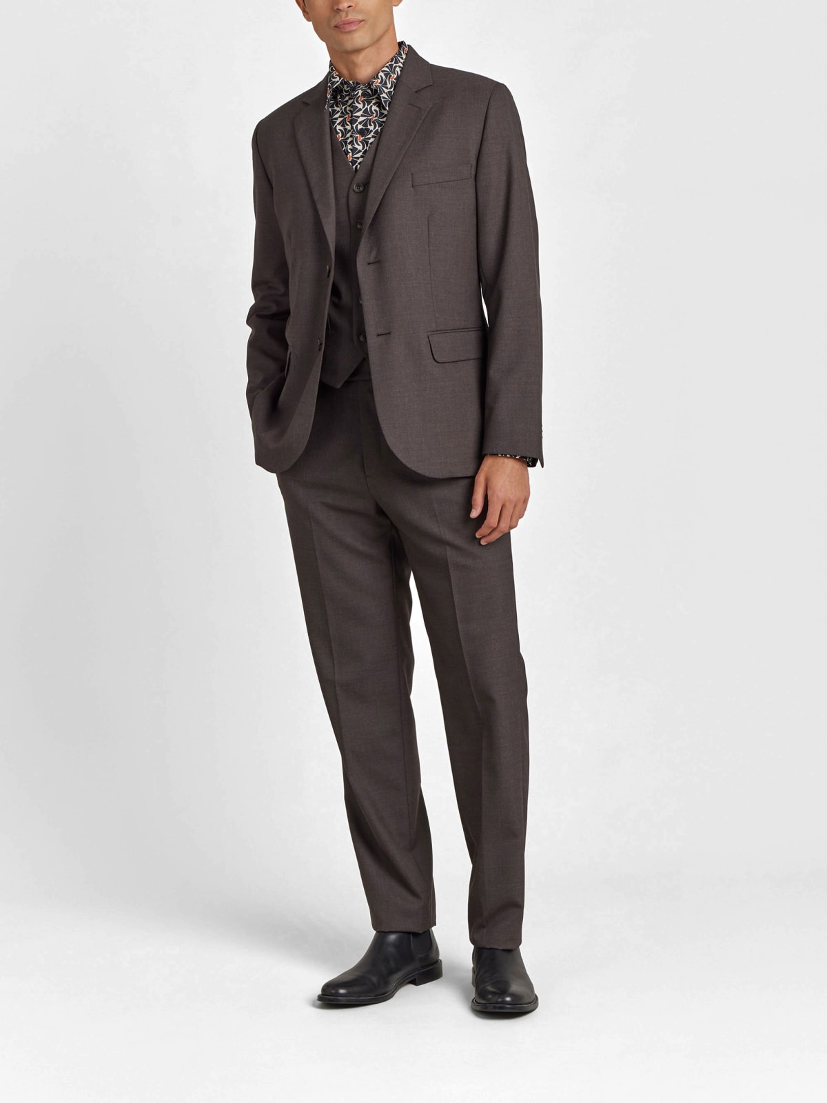 chocolat worsted wool Domi jacket