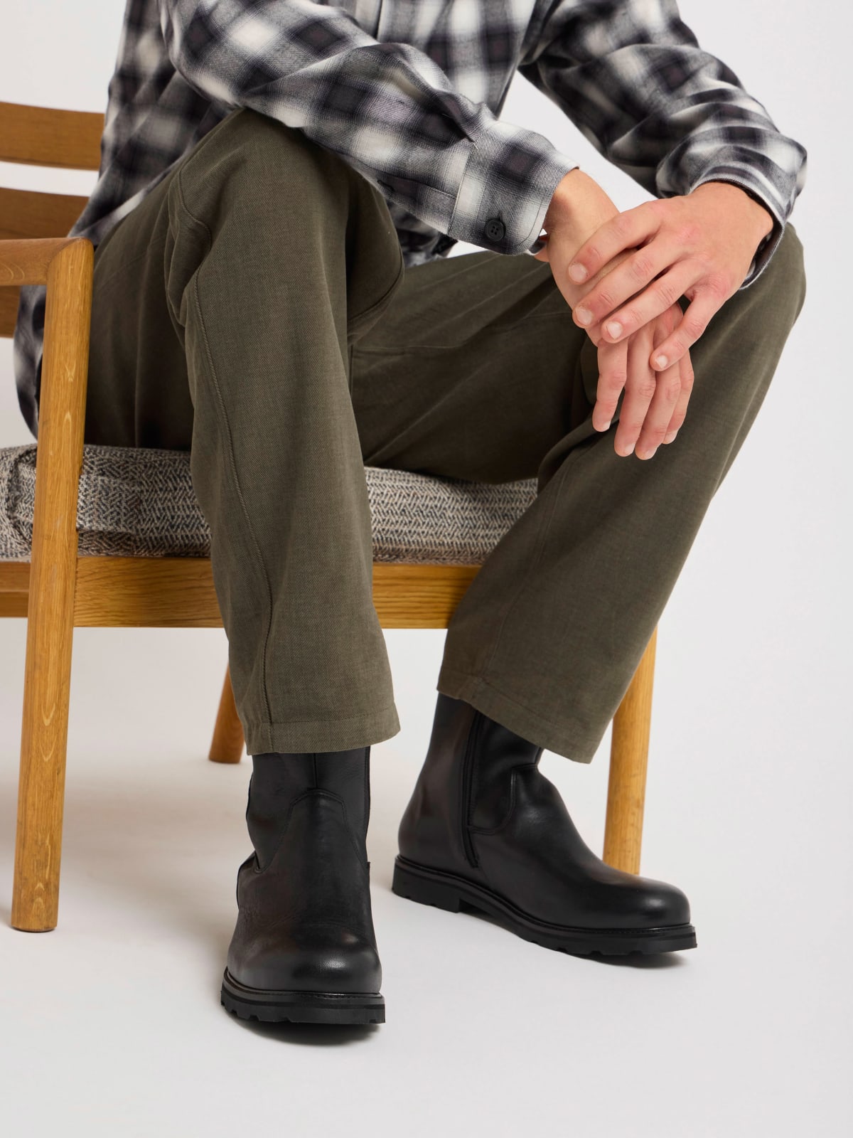 Indiana leather boots