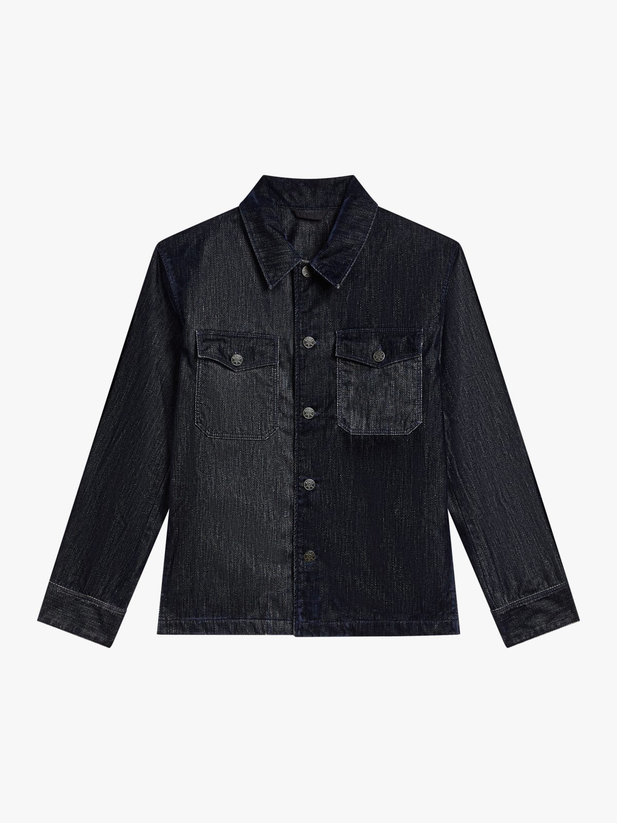 velvet overshirt