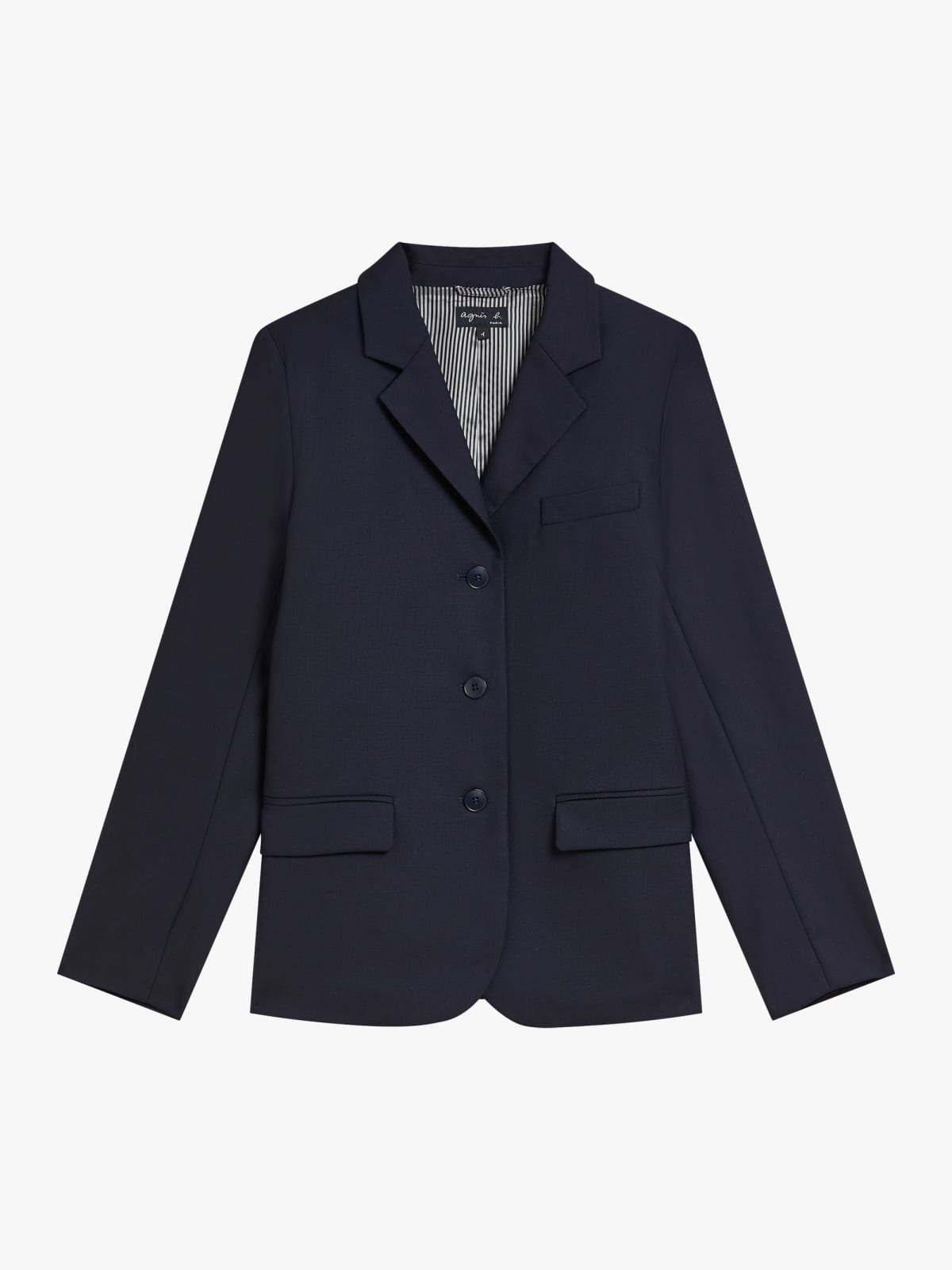 fitted wool jacket