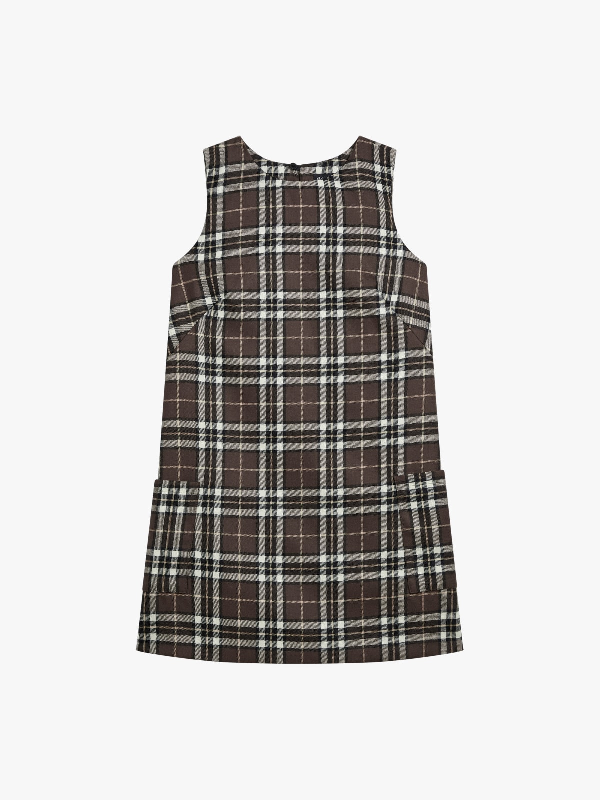 checked midi dress