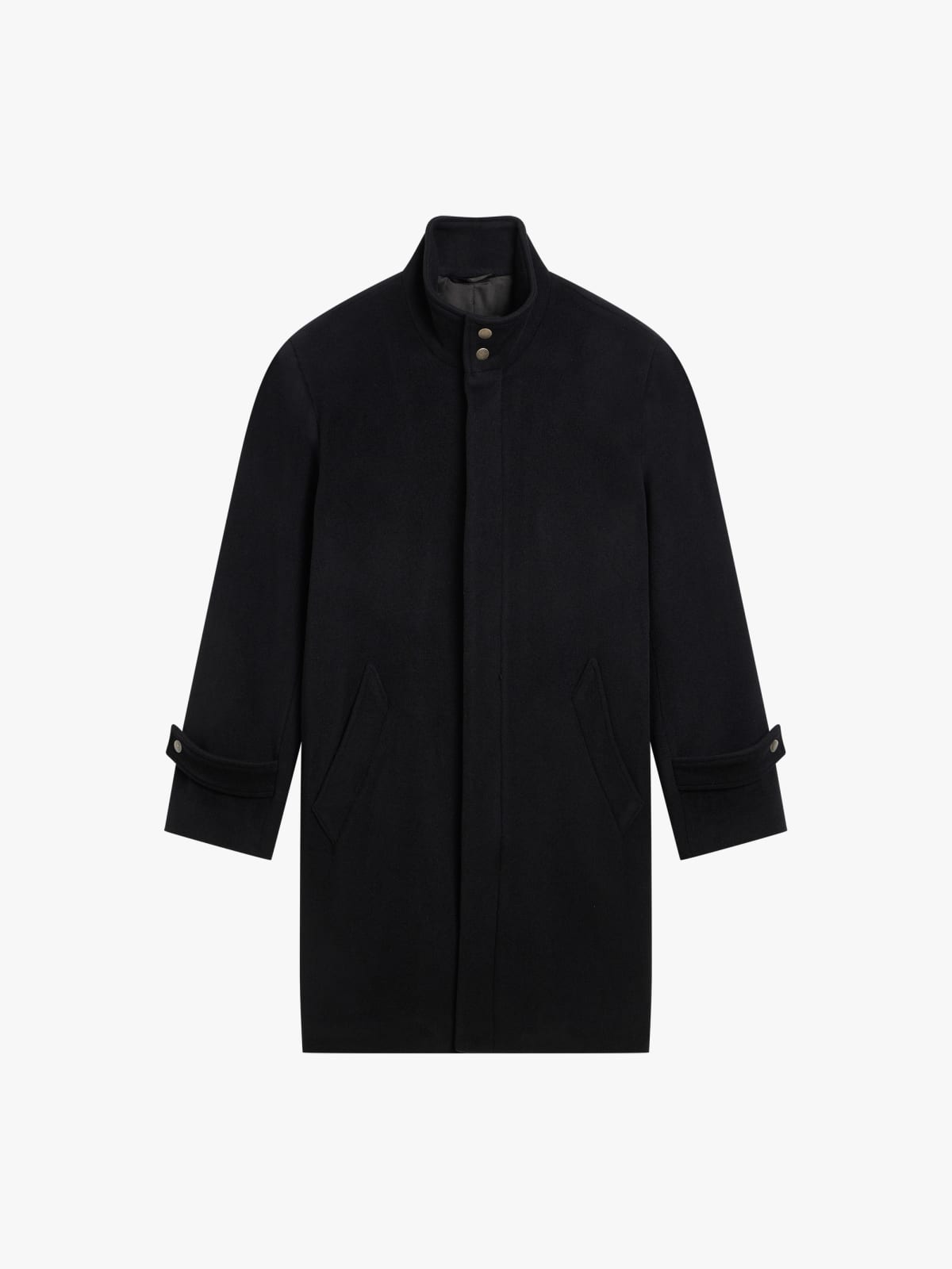 mid-length wool coat