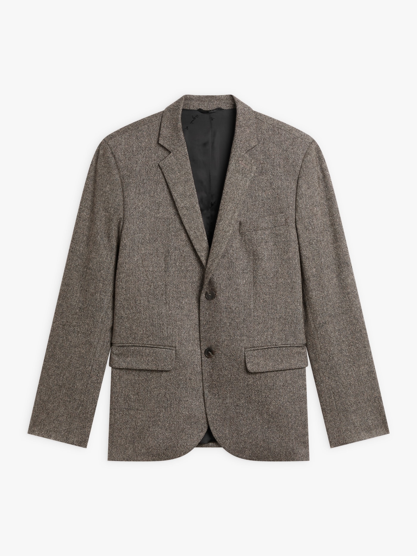Asos - Veste de costume slim en tweed - Marron