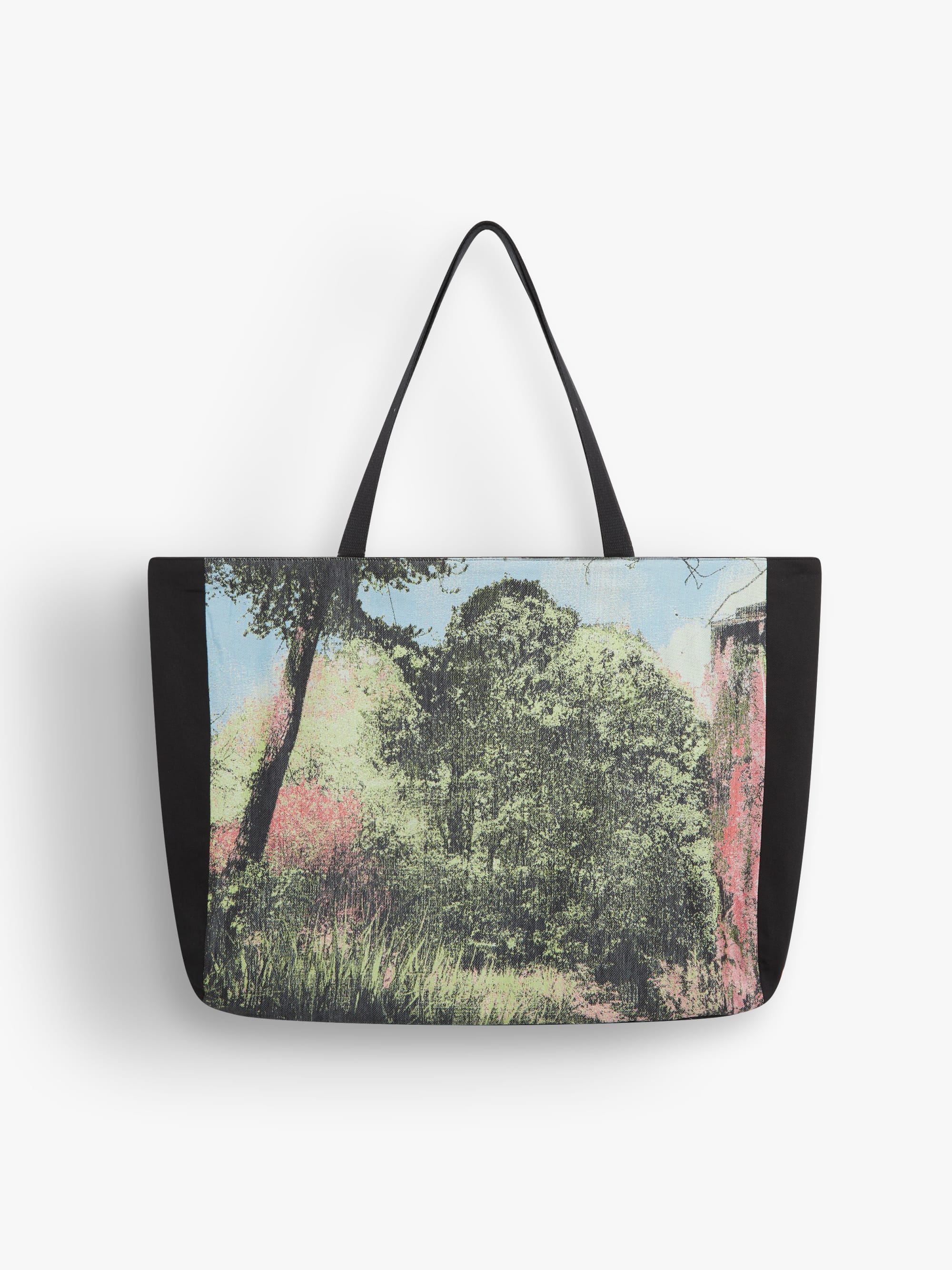 cotton canvas garden tote bag