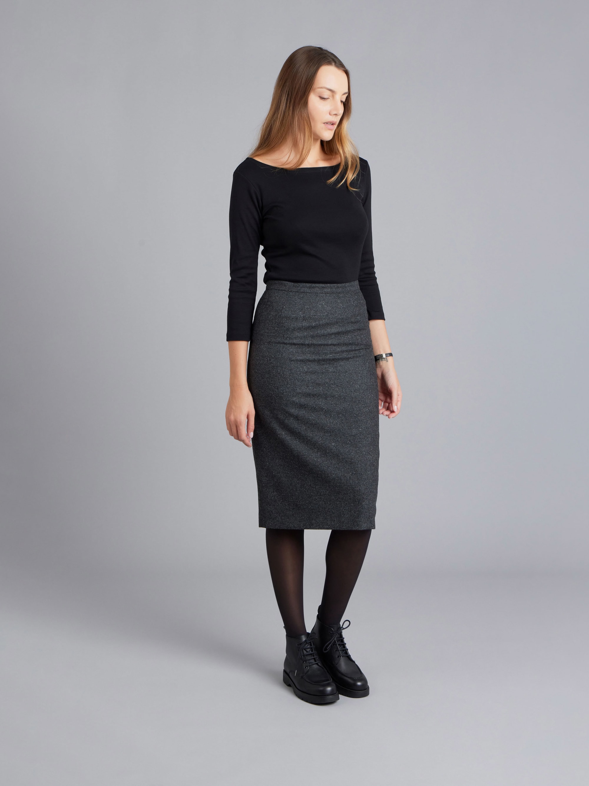 今だけ値下げ【新品】laubeblanc tweed Pencil skirt Mix tweed Pencil skirt – L'AUBE BLANC