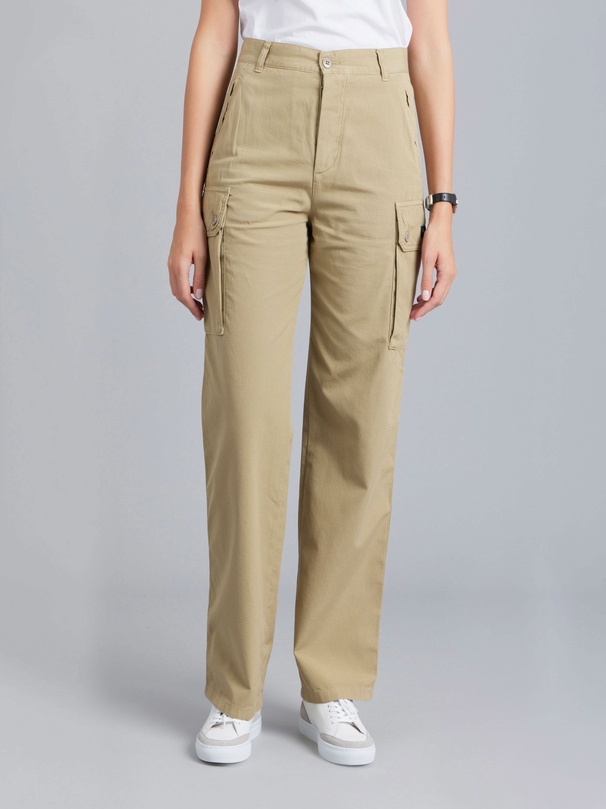 パンツ BEIGE COTTON PANTS beige cotton canvas Treillis pants