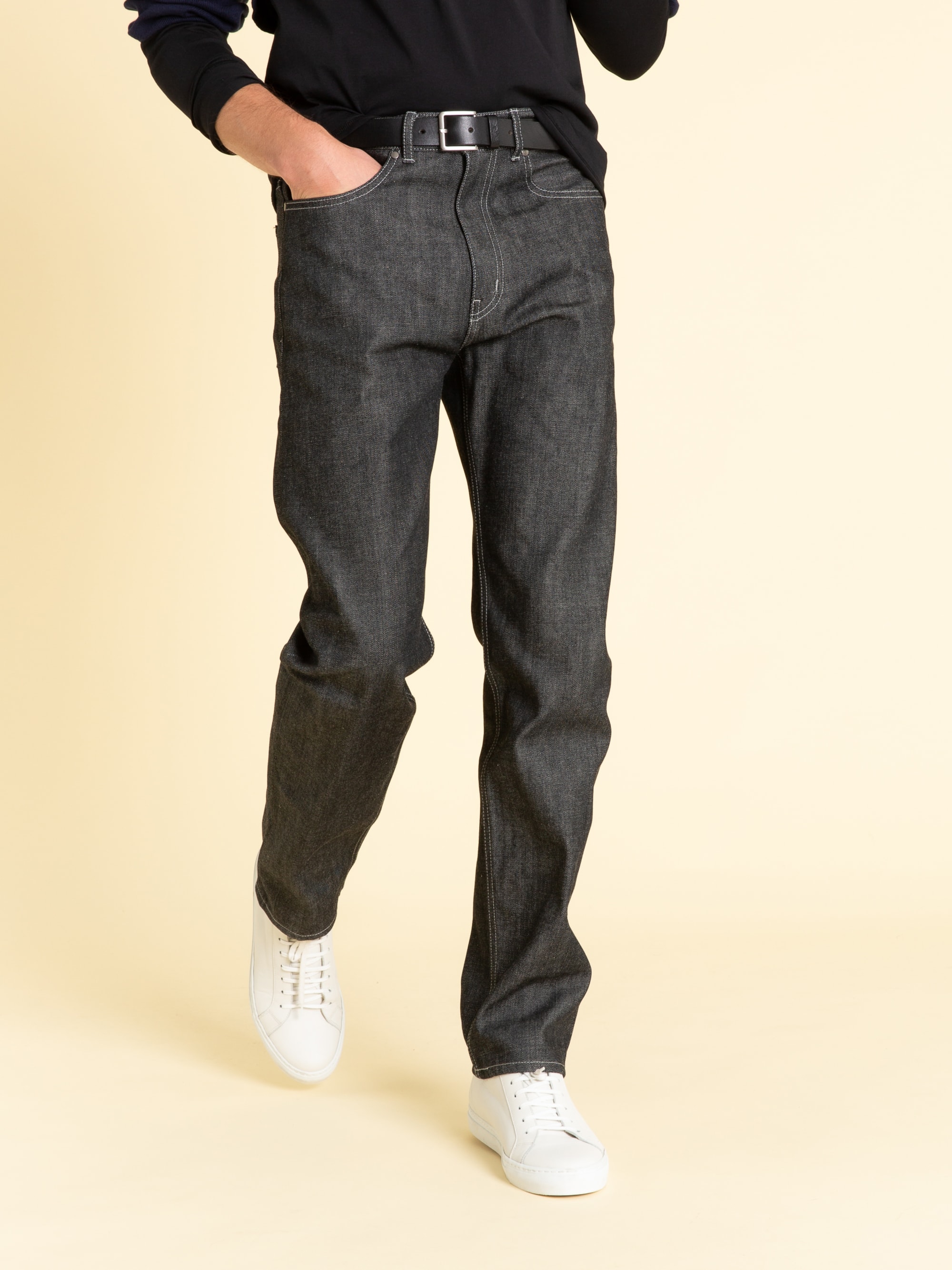 1 men slim selvedge black jeans 1 men slim selvedge black jeans
