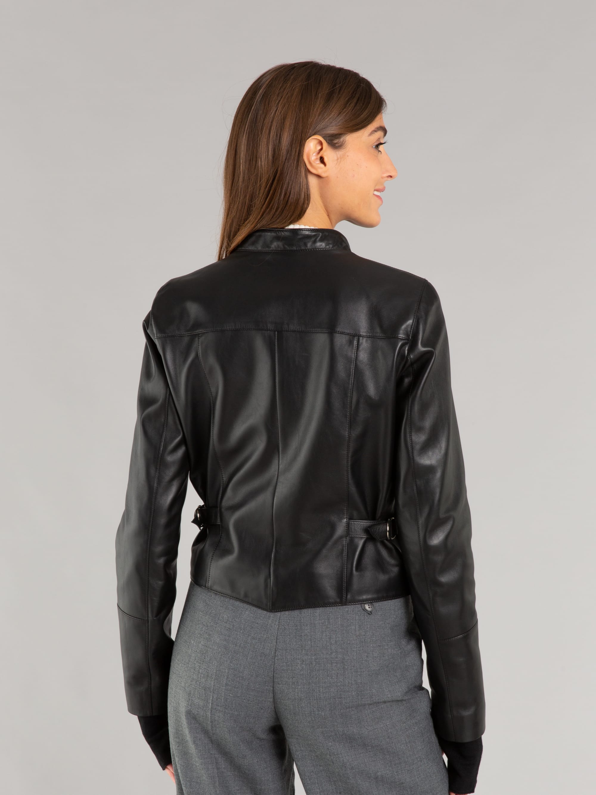 black lambskin Fifre jacket black lambskin Fifre jacket
