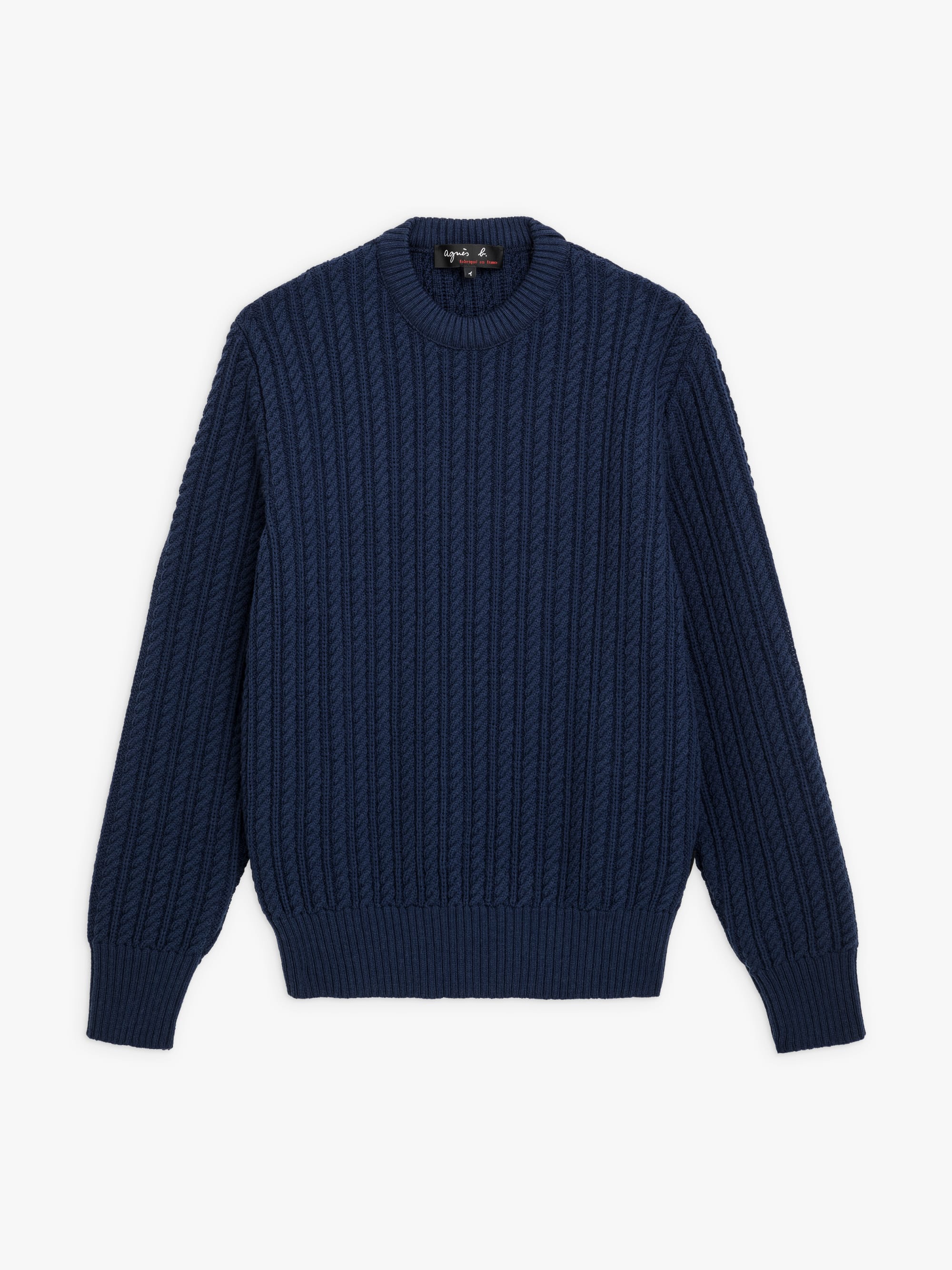 トップス agnes b. homme merino wool zip up knit agnes b. homme merino wool zip-up knit