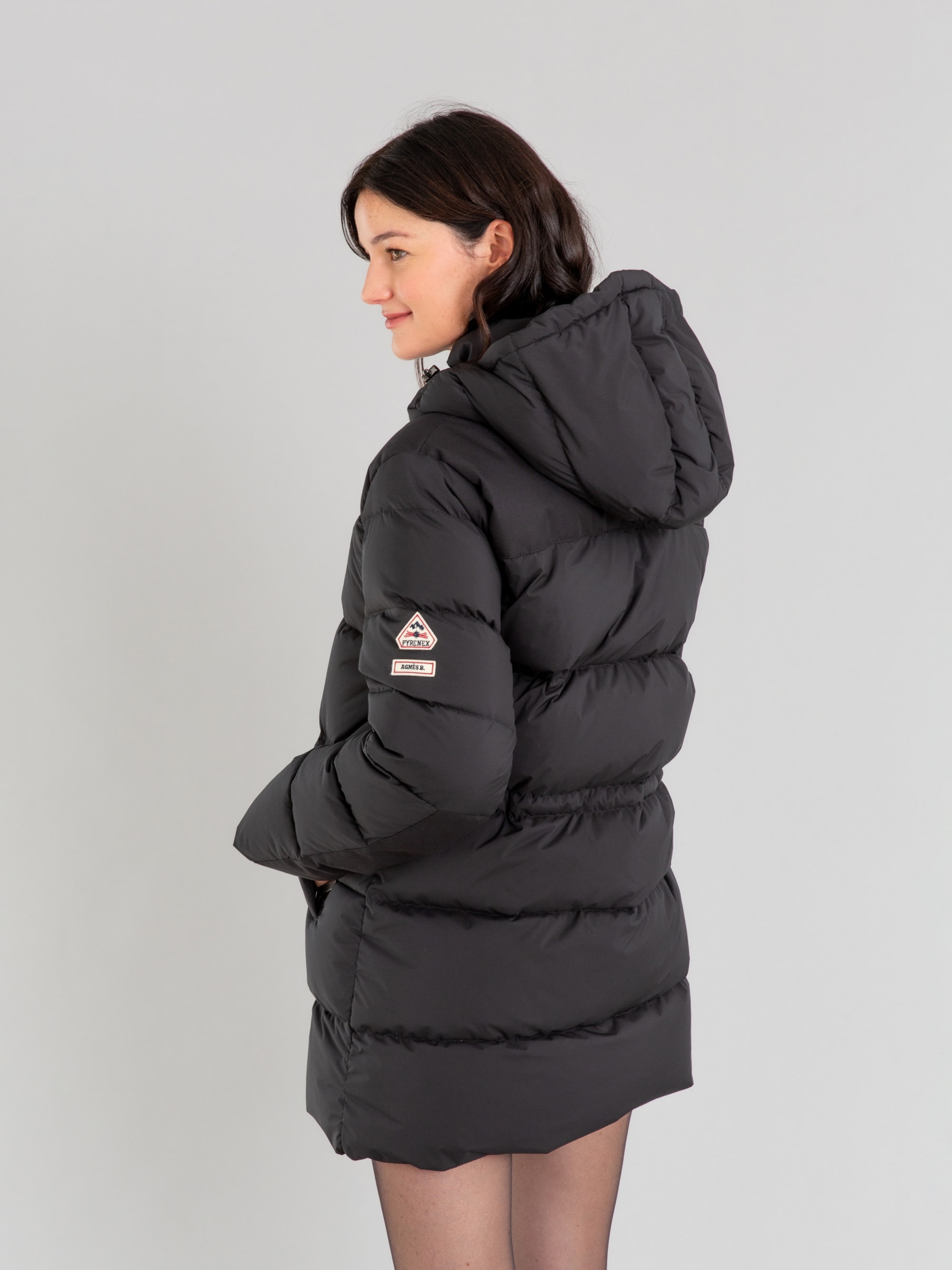 未使用6万 アニエスベー × ピレネックス ダウンベスト L agnes b. agnès b. AVEC PYRENEX