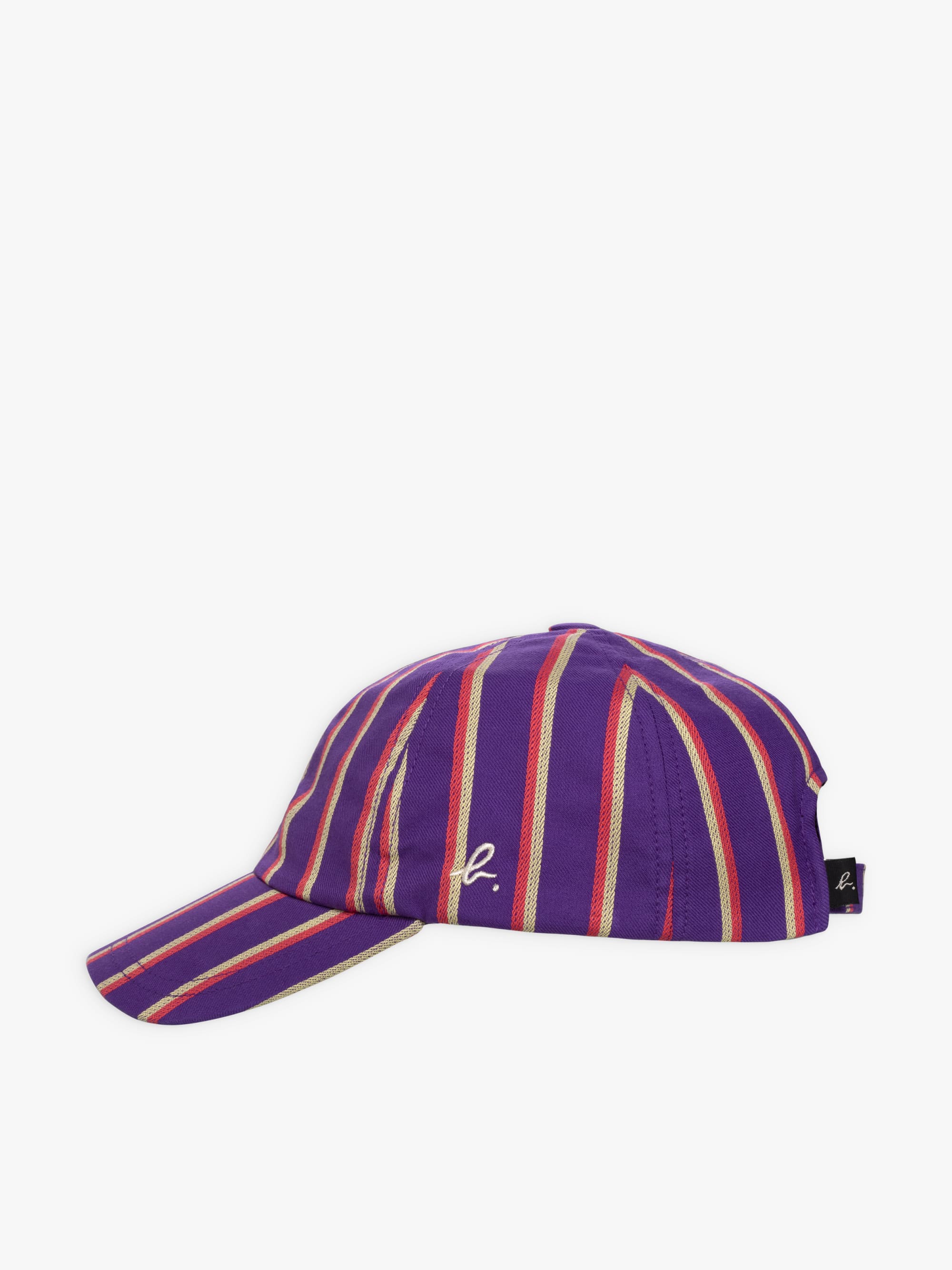 purple striped Nell cap