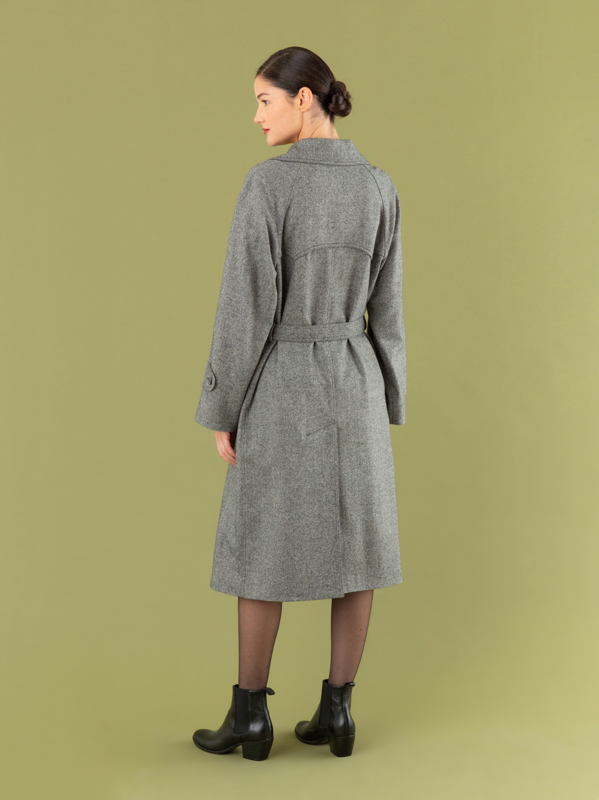 louren】tweed middle coat louren】tweed middle coat Tweed Blazer