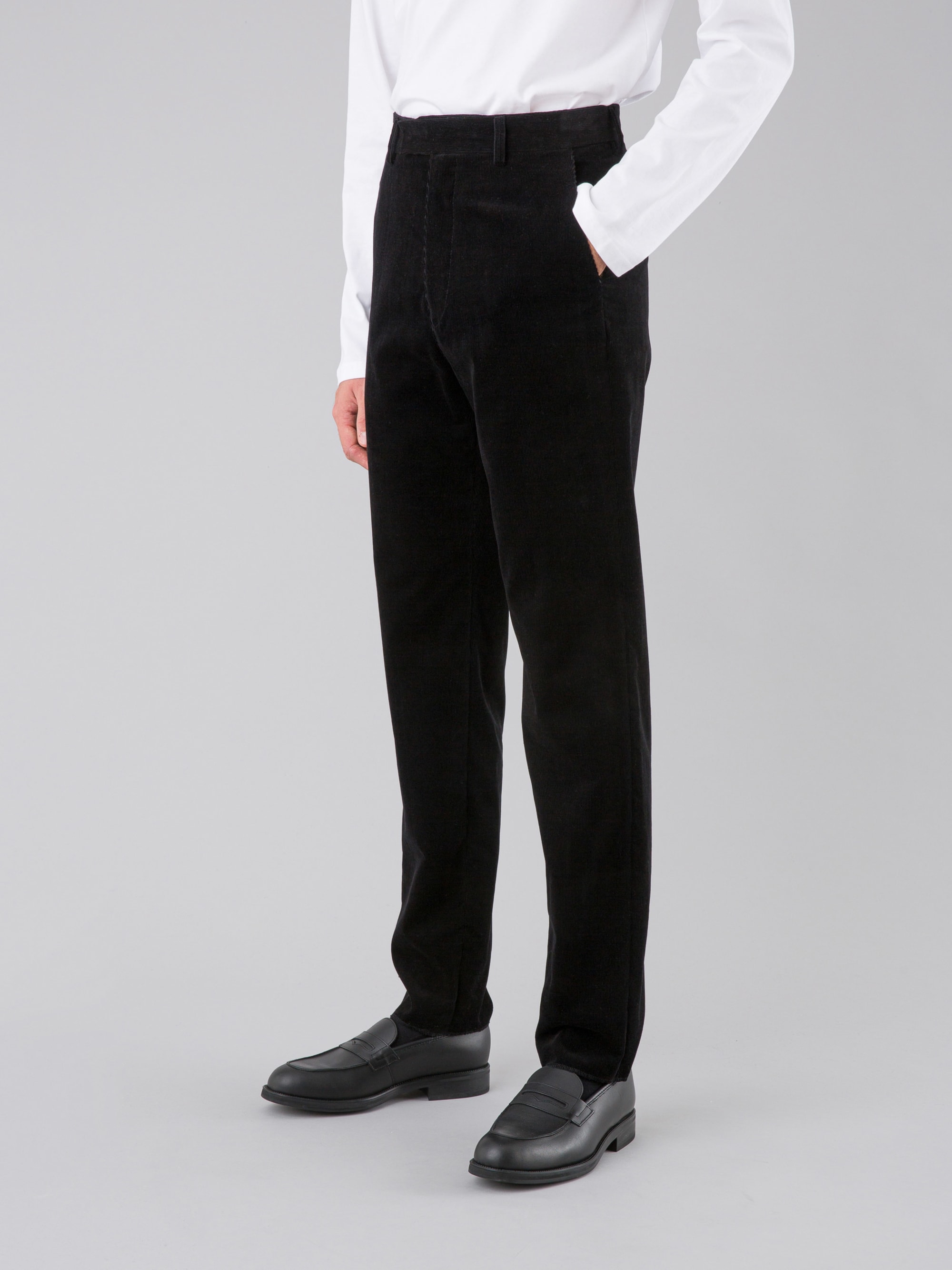 black cotton corduroy Jamey pants black cotton corduroy Jamey pants