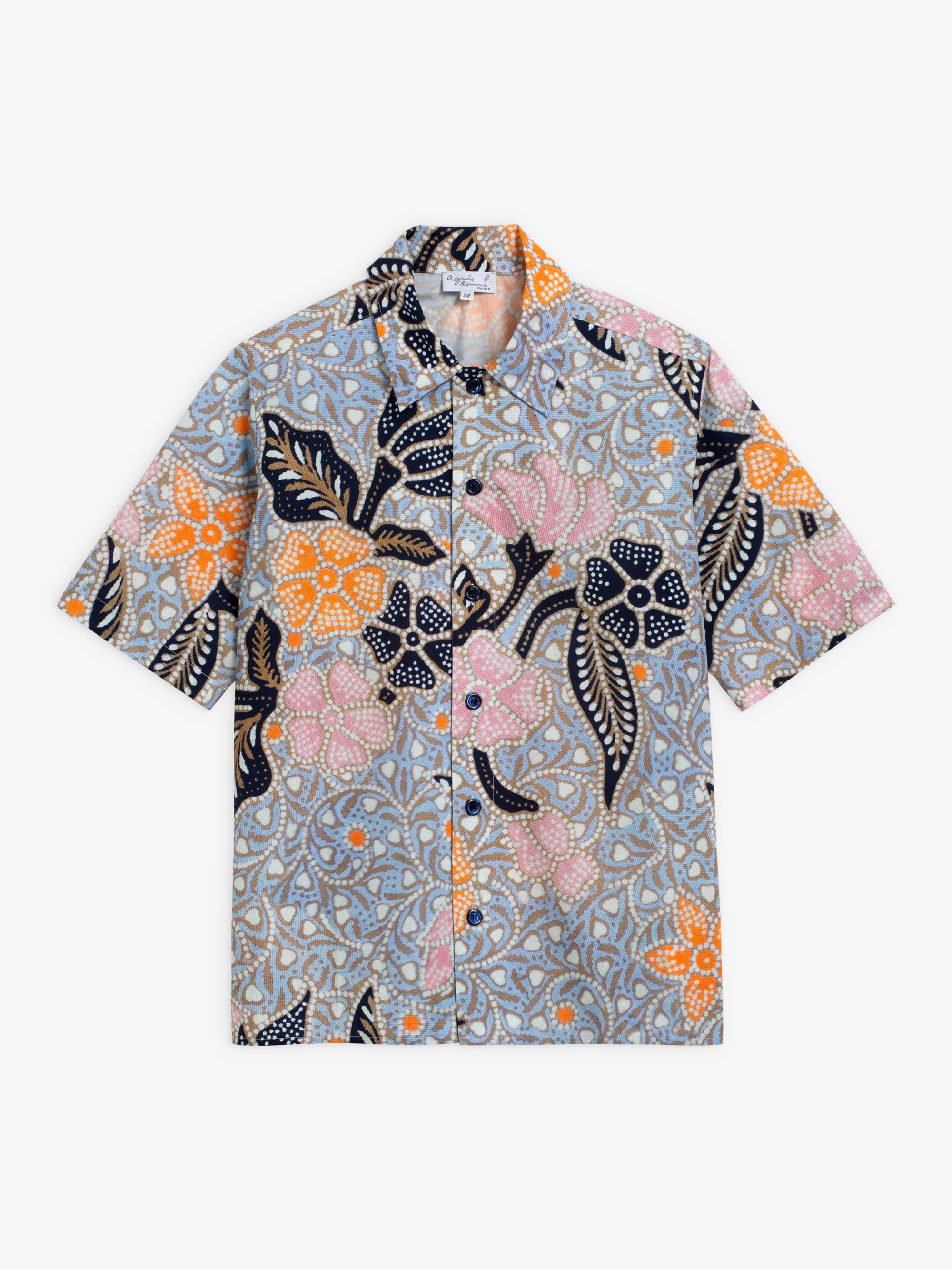 Printed Cotton Poplin Shirt main image 0