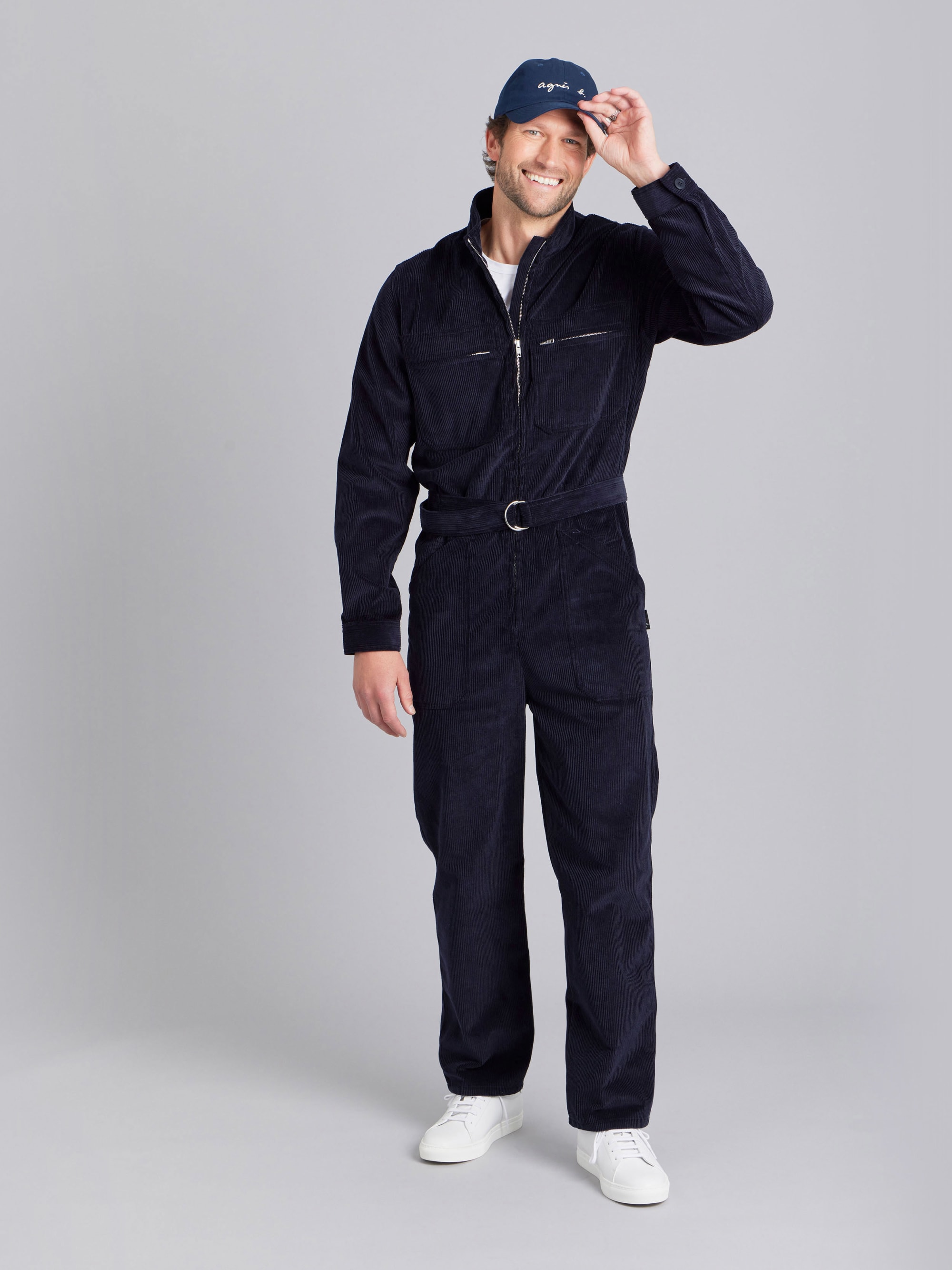 90-00’s old agnes b. linen coverall Y692UBI6_695_11.jpg