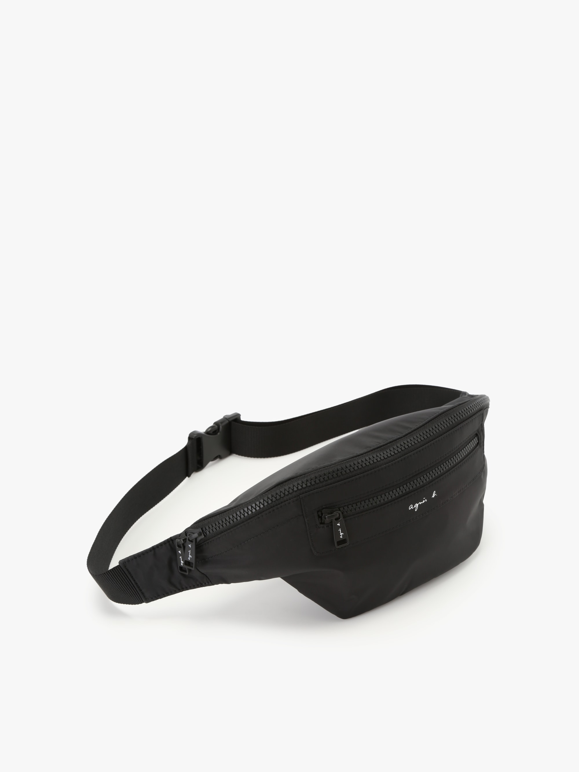 archive agnès b. nylon shoulder bag y2k P357VNO9_000_7.jpg