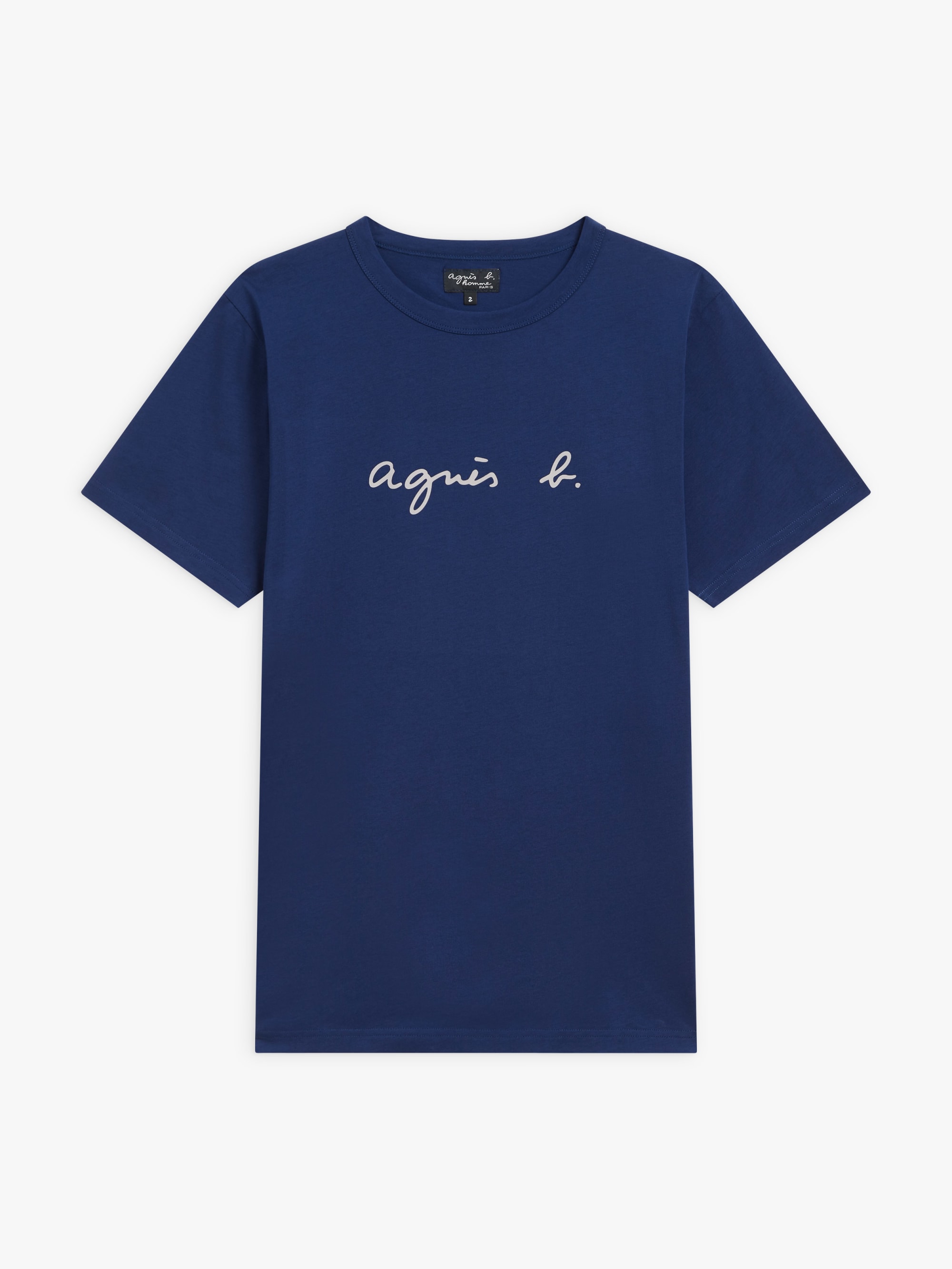 blue short sleeve agnès b. Brando t-shirt