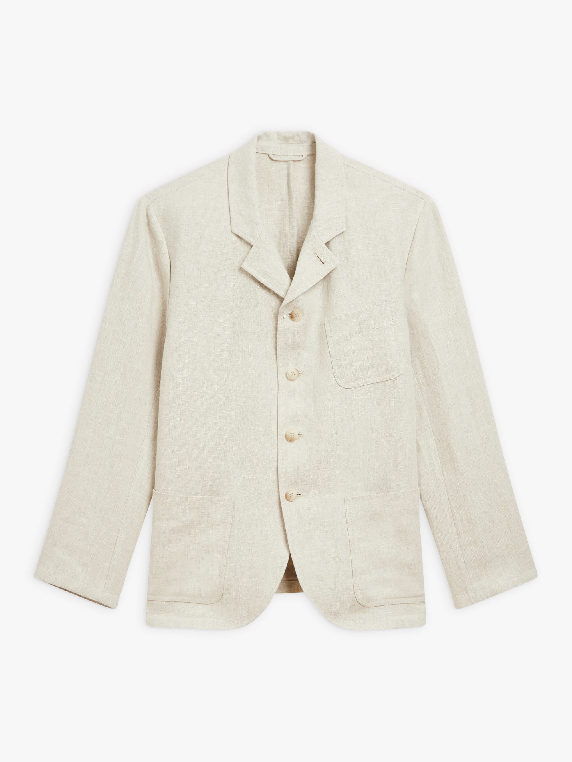 ジャケット・アウター ANTIQUE DUSTY DYE LINEN OVER JACKET beige linen Albin jacket | Agnès b.