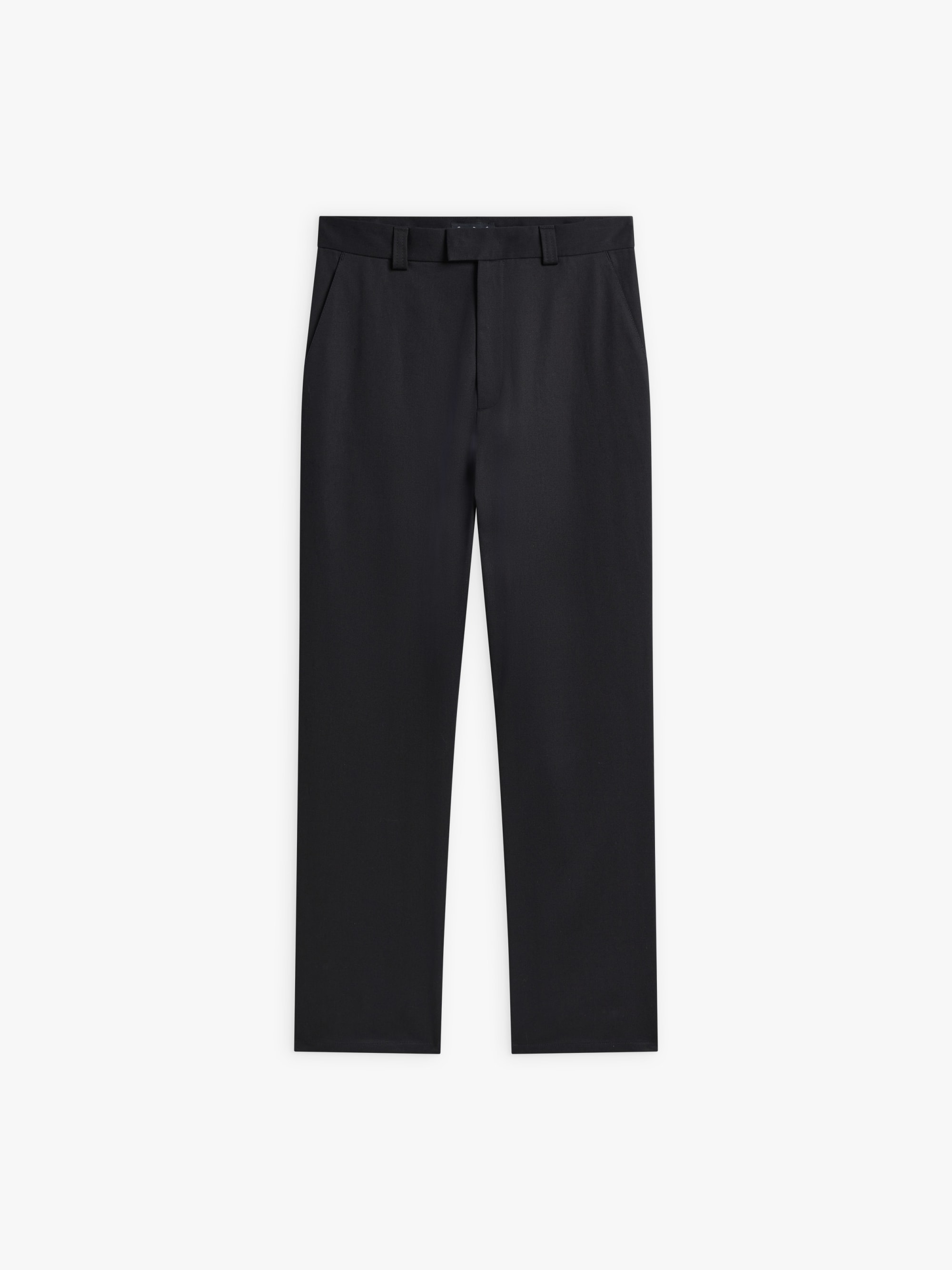 black cotton straight Jam pants