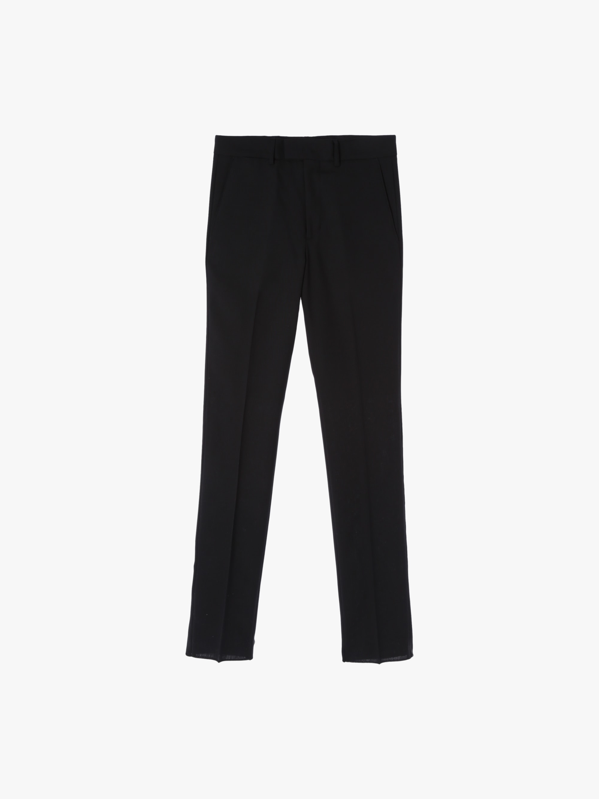 black slim Lucky pants | Agnès b.
