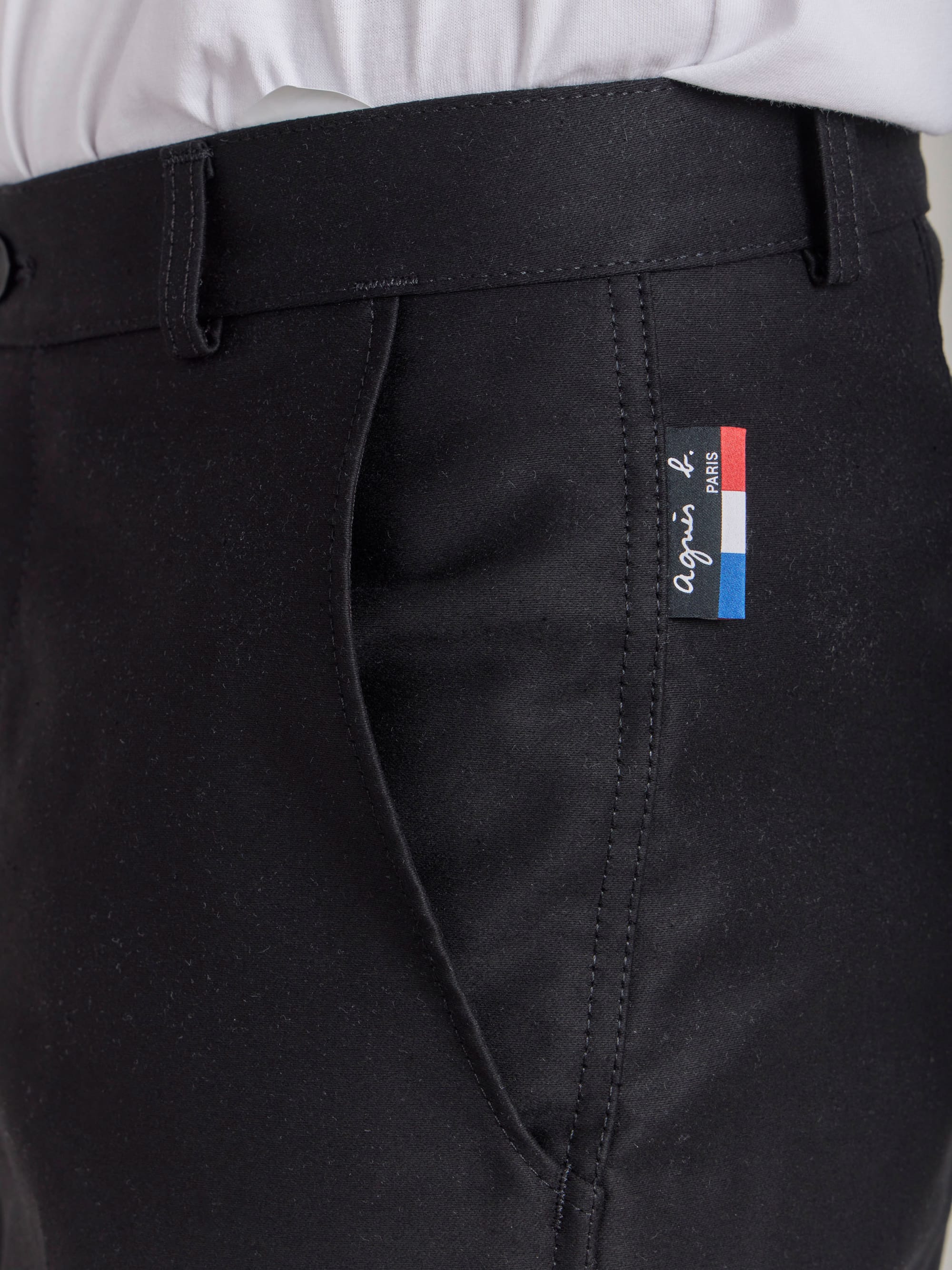 black cotton pants agnès b. x Dolmen black cotton pants agnès b. x Dolmen