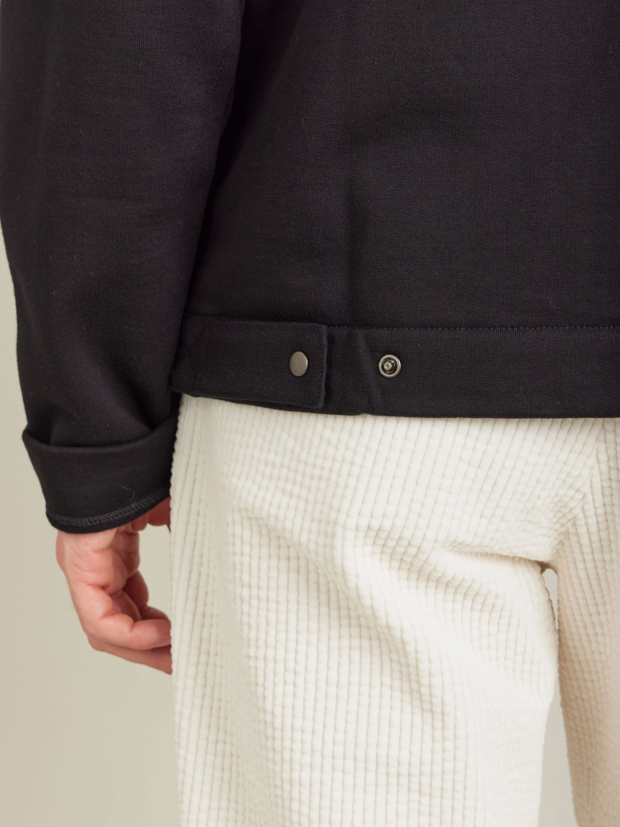 black Bronze snap cardigan