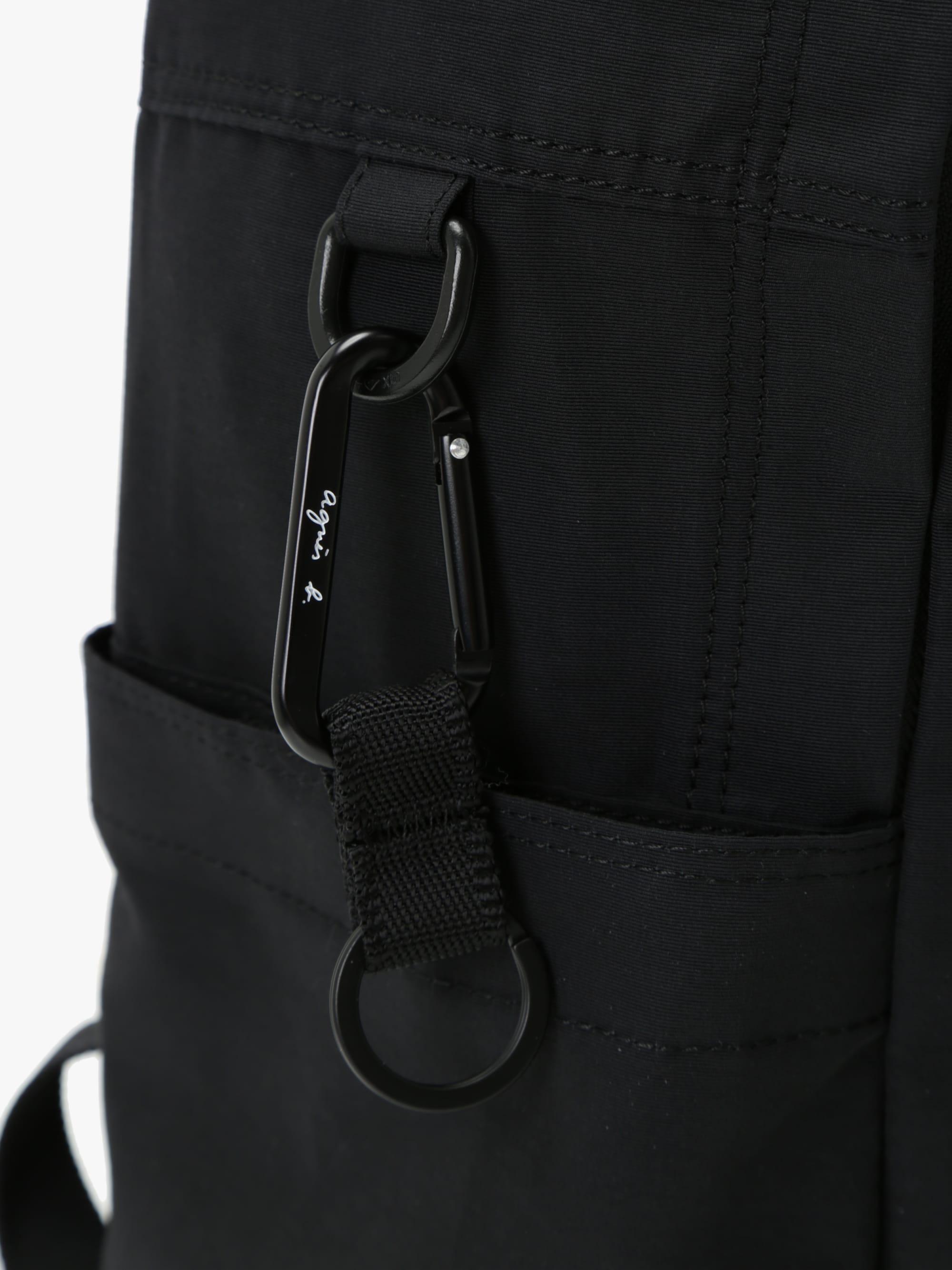 black backpack