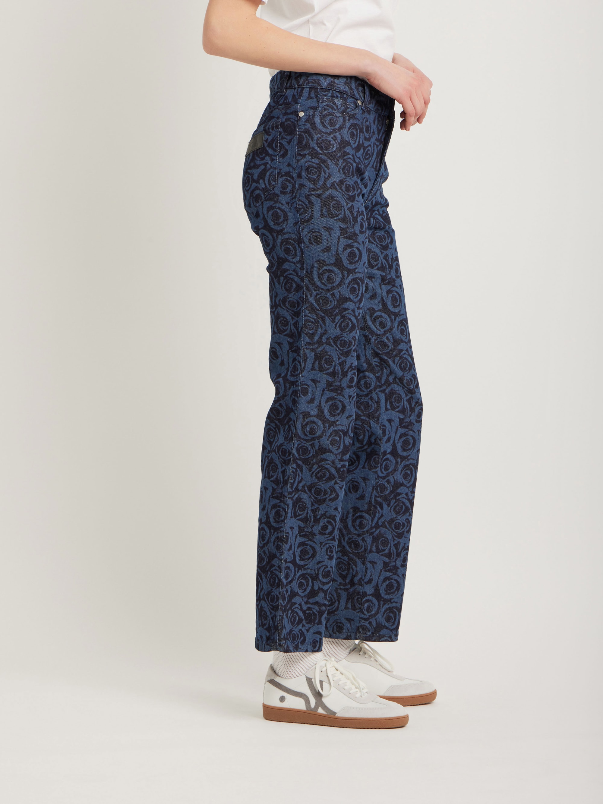 パンツ DEPARTMENT 5 Women Straight Pants DP1042TS0018 Blue Gia Satin Wide-Leg Pants | GUESS Factory