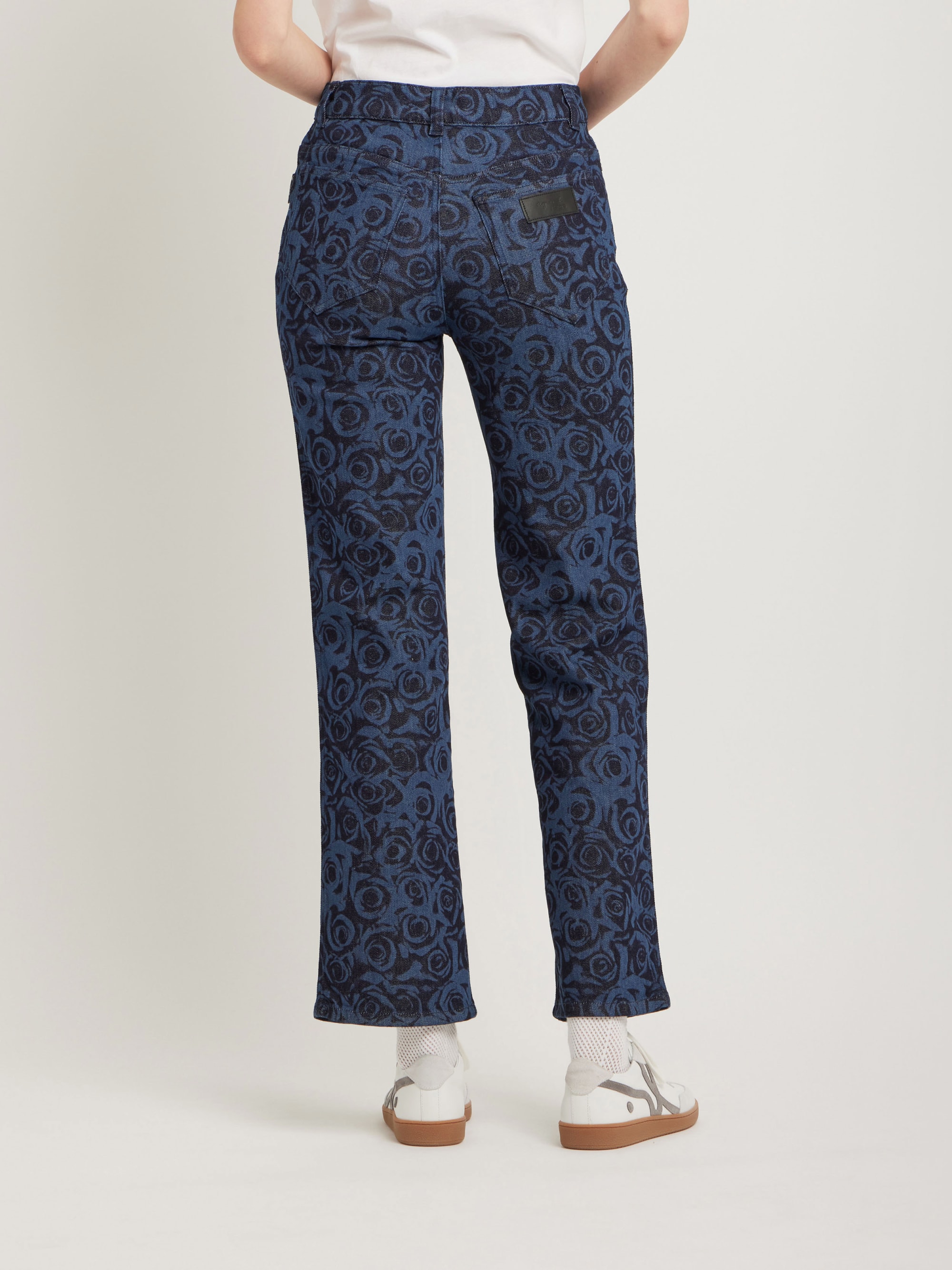 パンツ DONDUP Women Straight Pants DP268B DF0266 IO8800 Blue Y329AN69_6060_14.jpg